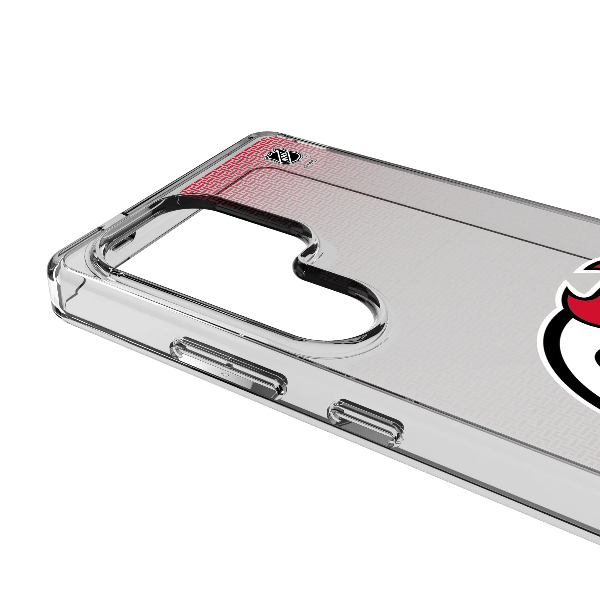 New Jersey Devils Linen Clear Phone Case for Samsung Galaxy