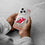 New Jersey Devils Linen Glitter Phone Case