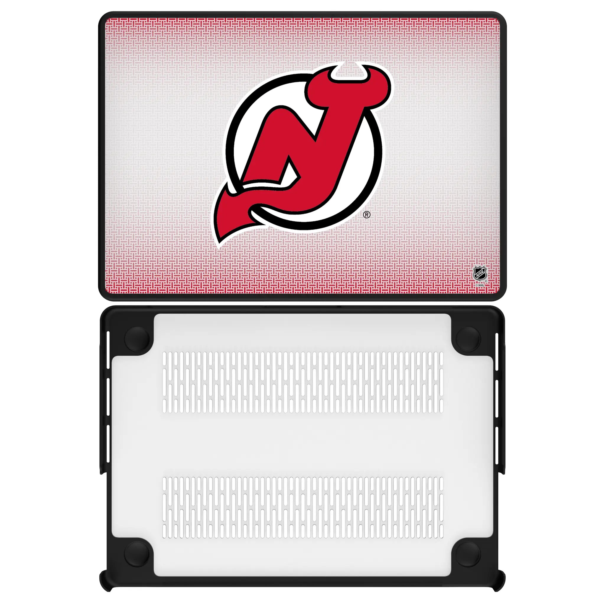 New Jersey Devils Linen Laptop Case for Apple MacBook