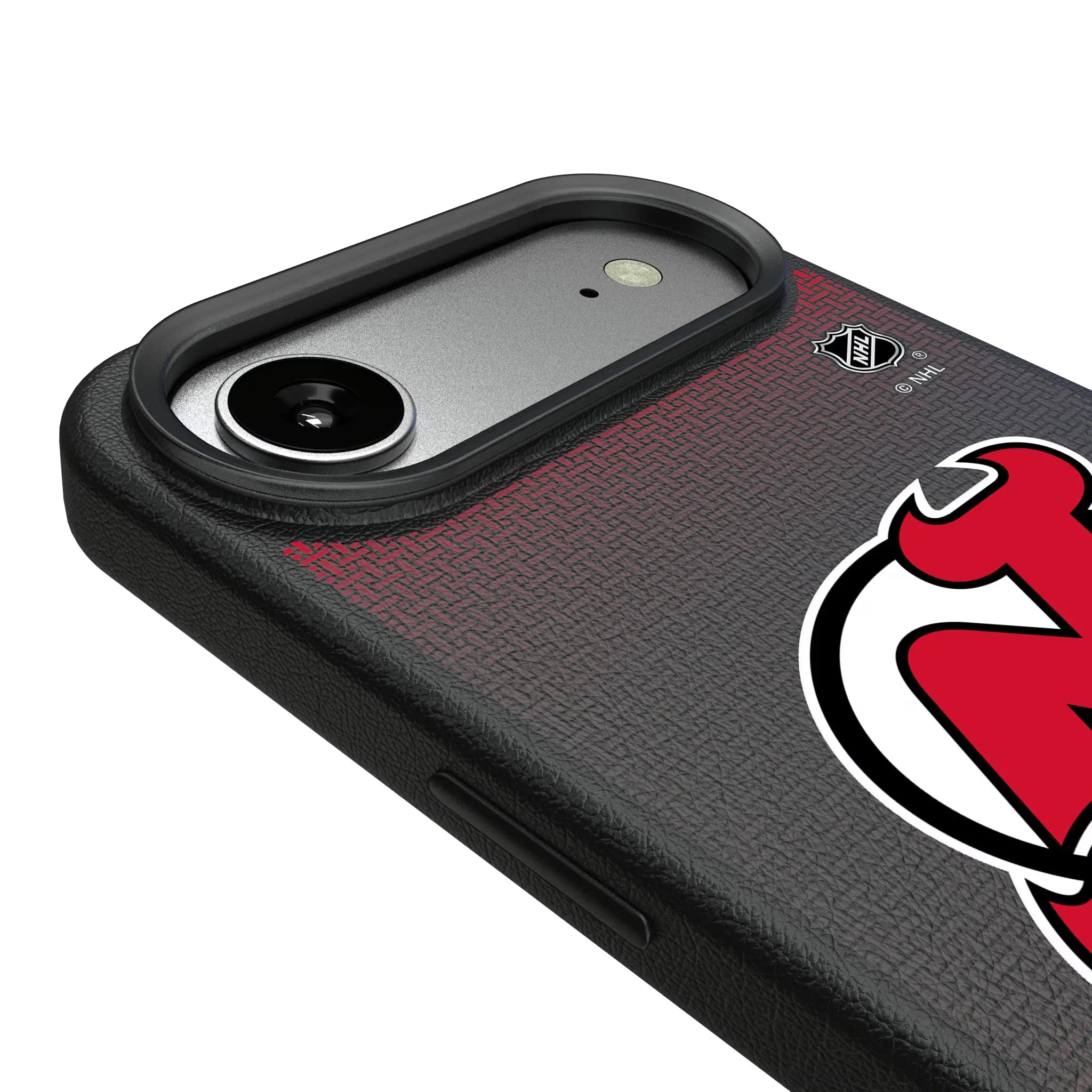 New Jersey Devils Linen MagSafe Compatible Phone Case for Apple iPhone