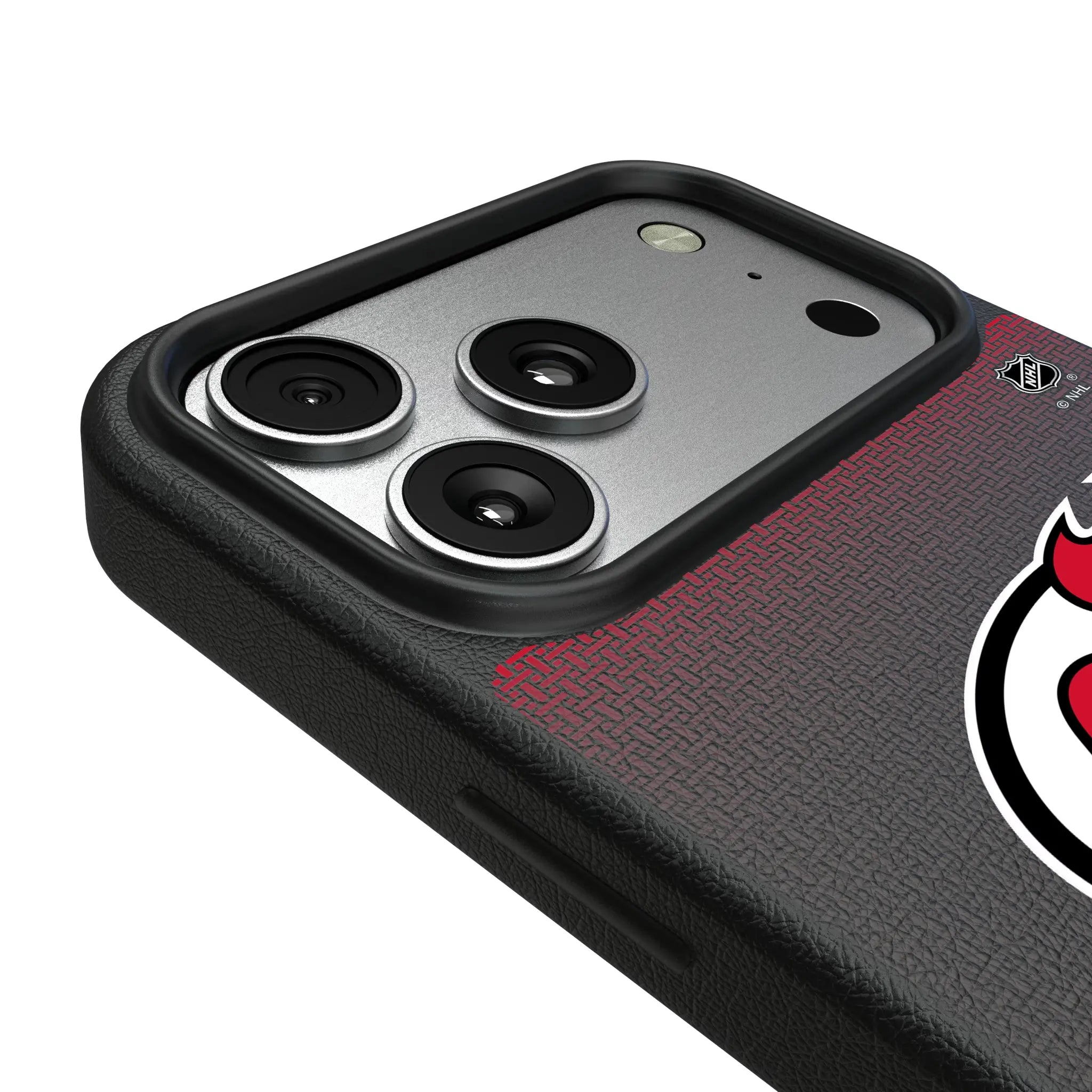 New Jersey Devils Linen MagSafe Compatible Phone Case for Apple iPhone