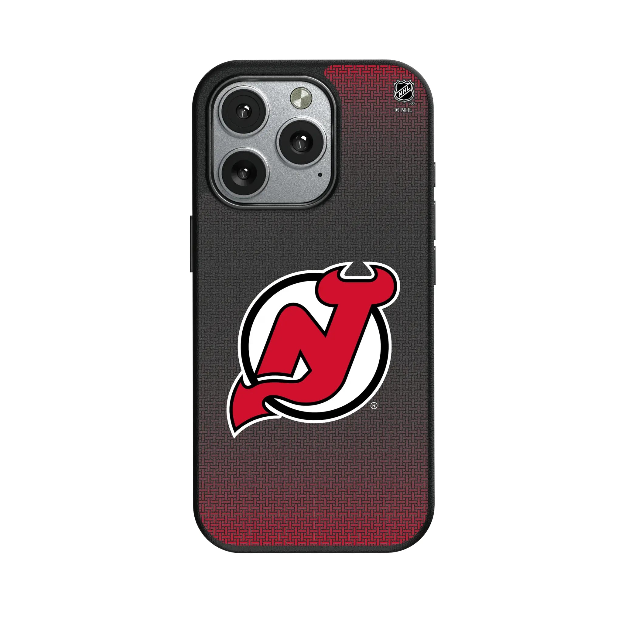 New Jersey Devils Linen MagSafe Compatible Phone Case for Apple iPhone