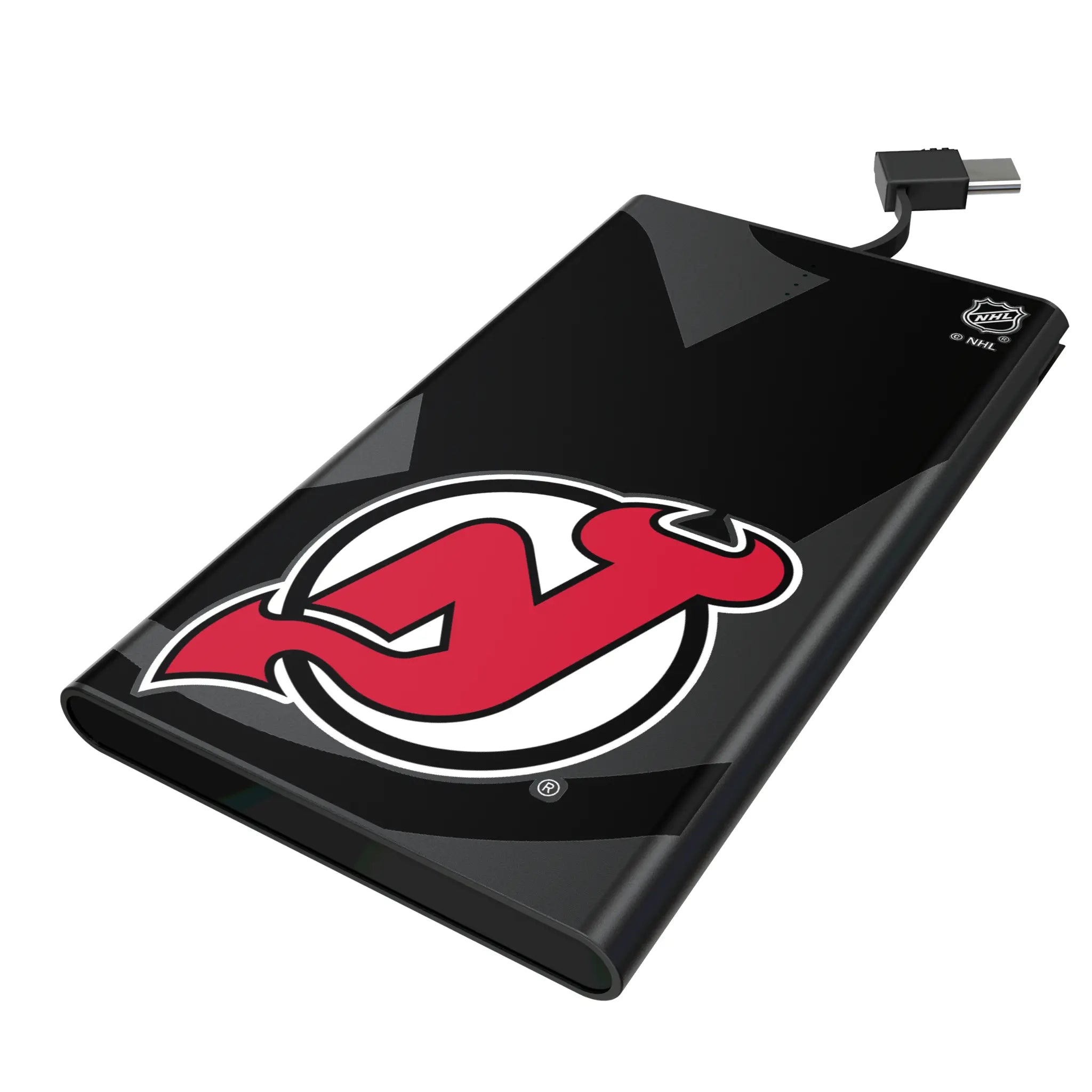 New Jersey Devils Monocolor Tilt 5000mAh Flat Powerbank