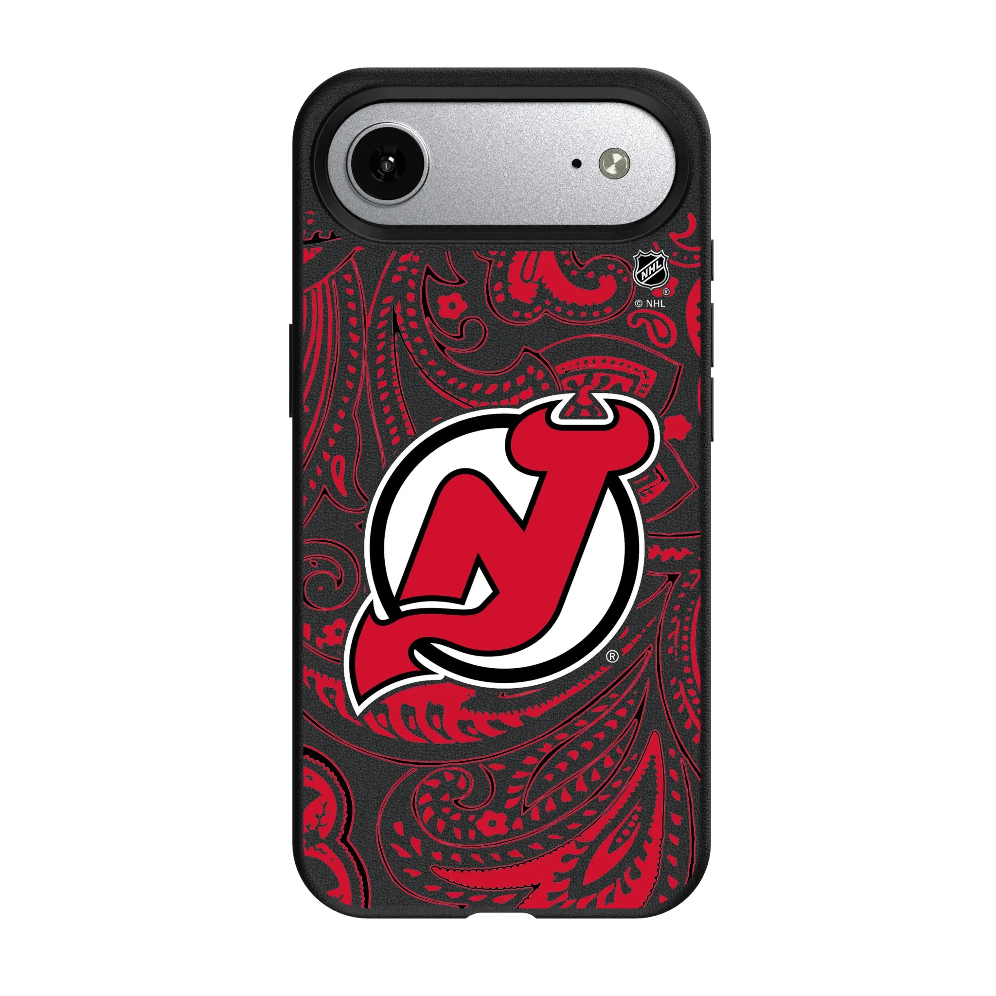 New Jersey Devils Paisley MagSafe Compatible Phone Case for Apple iPhone
