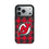 New Jersey Devils Plaid MagSafe Compatible Phone Case for Apple iPhone - Sports Gifts, Sports Memorabilia, Sports Collectibles, Fan Shop