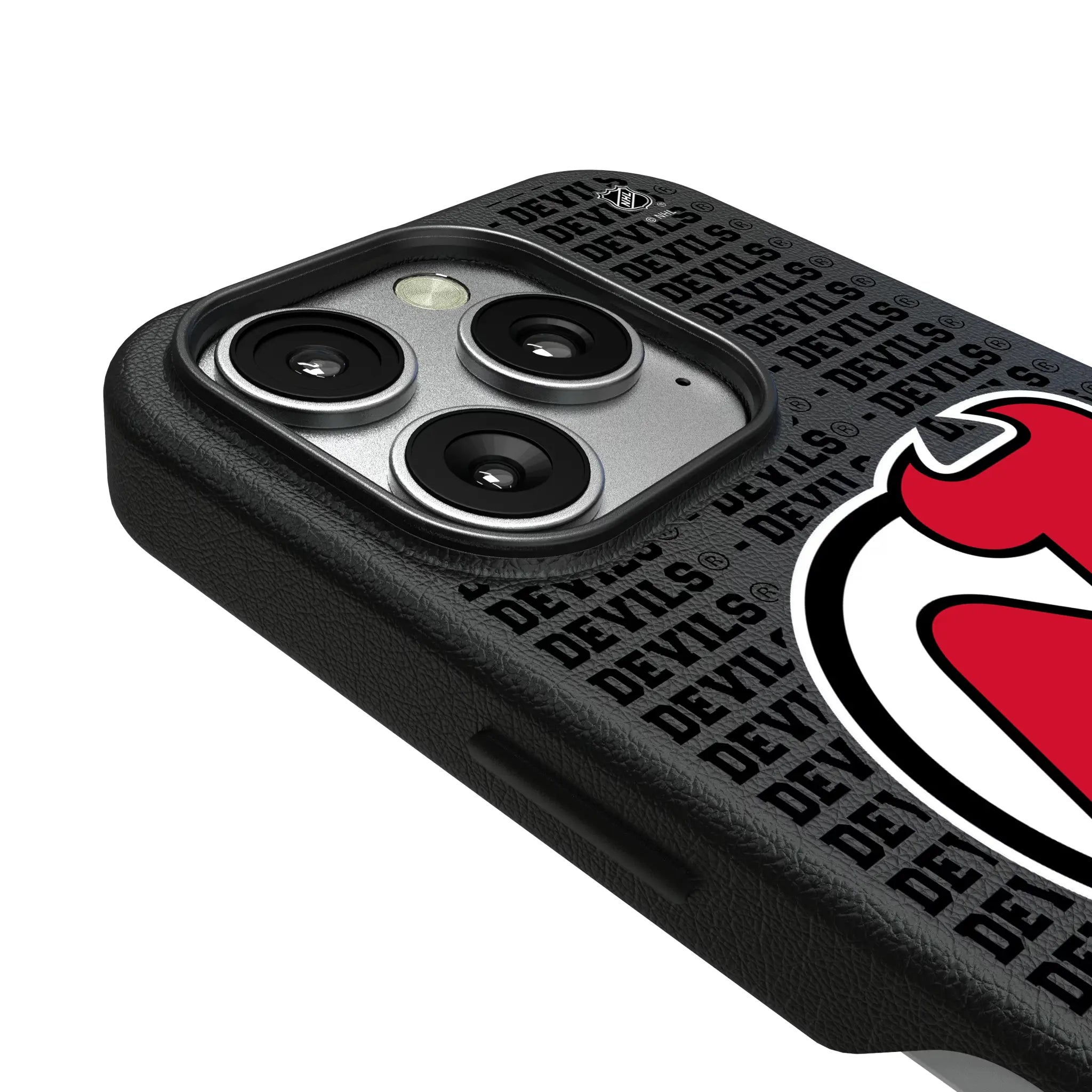 New Jersey Devils Text Backdrop MagSafe Compatible Phone Case for Apple iPhone