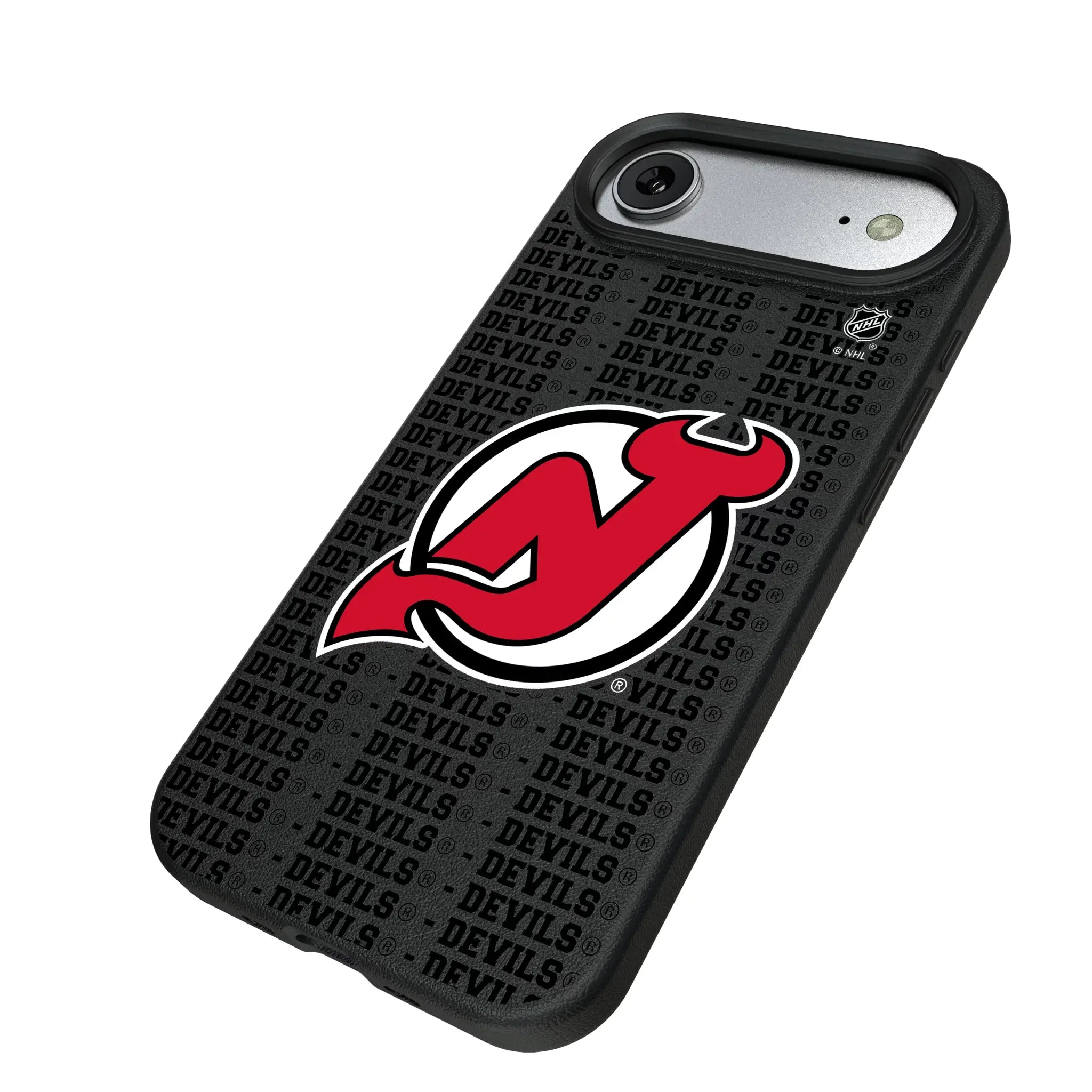 New Jersey Devils Text Backdrop MagSafe Compatible Phone Case for Apple iPhone
