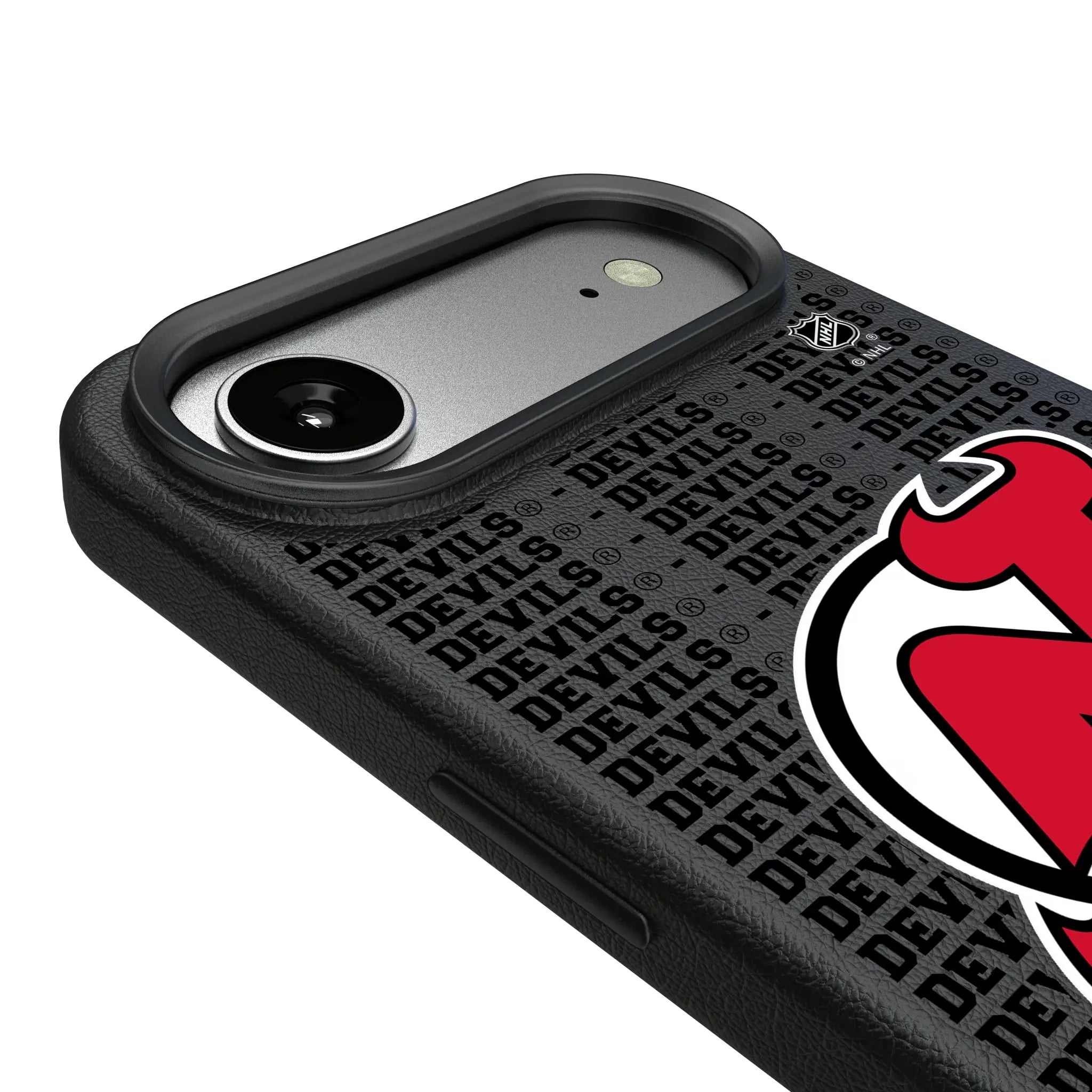 New Jersey Devils Text Backdrop MagSafe Compatible Phone Case for Apple iPhone