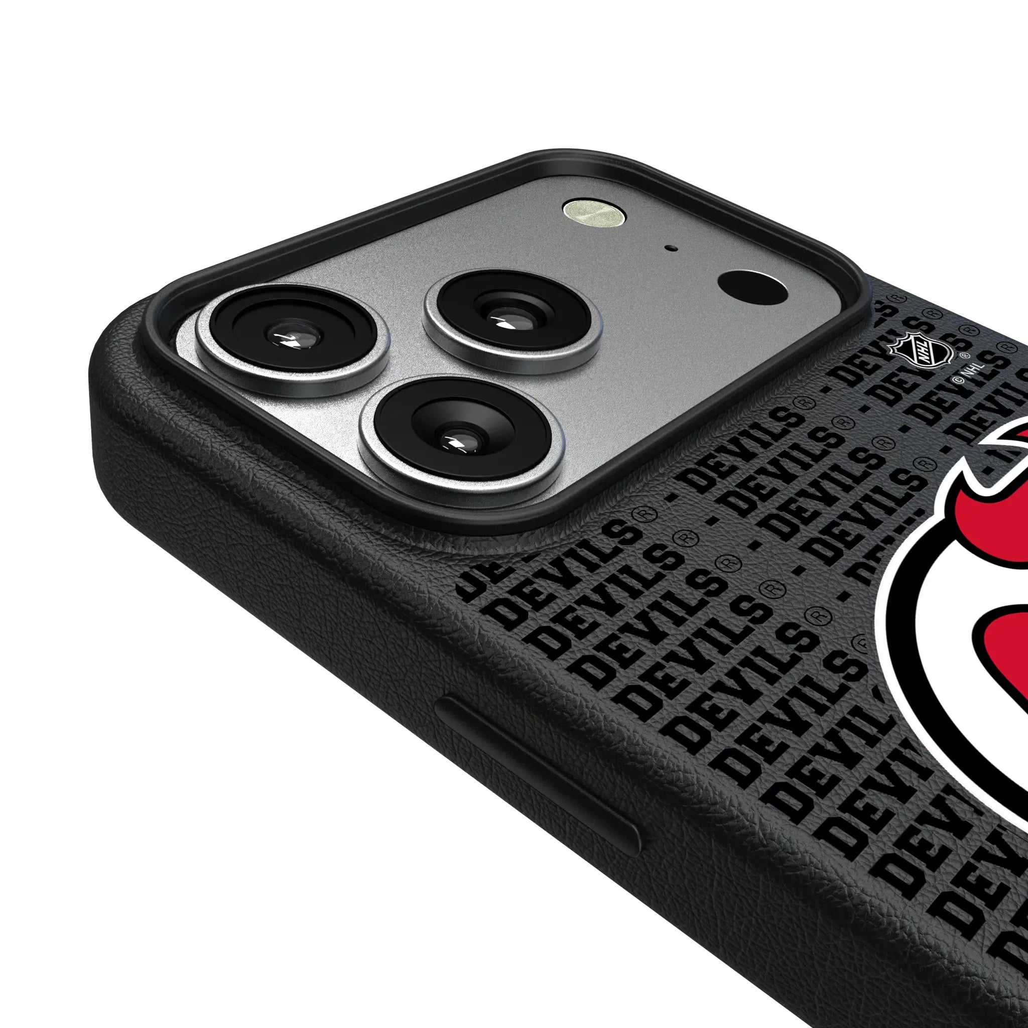 New Jersey Devils Text Backdrop MagSafe Compatible Phone Case for Apple iPhone