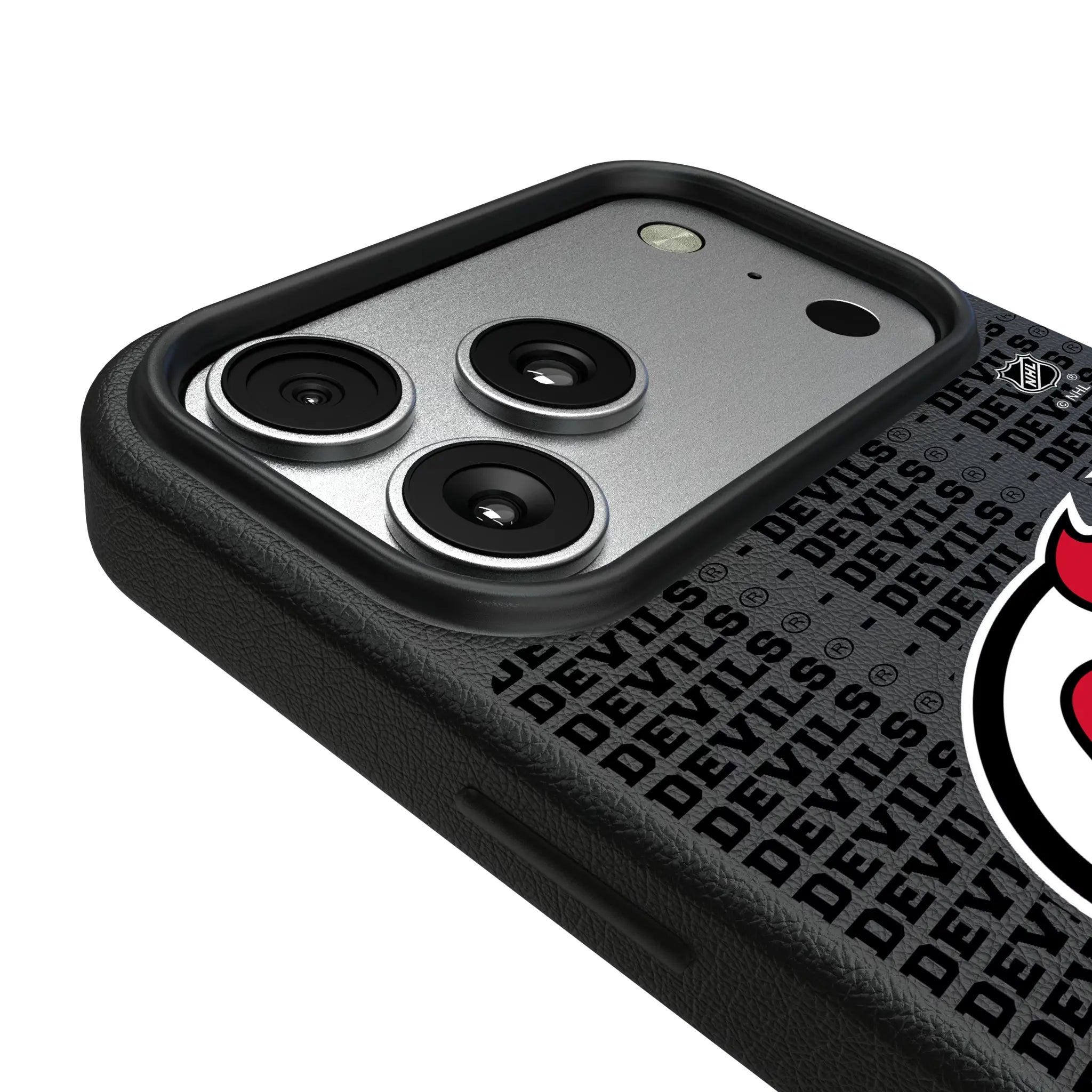 New Jersey Devils Text Backdrop MagSafe Compatible Phone Case for Apple iPhone