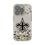 New Orleans Saints Confetti Clear Phone Case for Apple iPhone