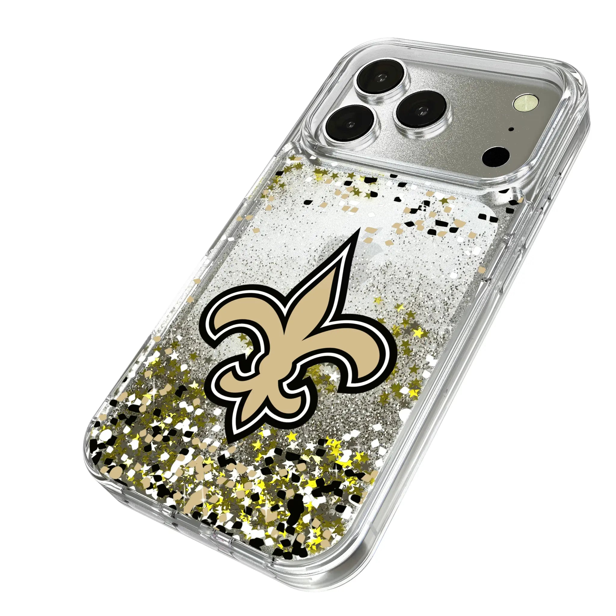 New Orleans Saints Confetti Glitter Phone Case