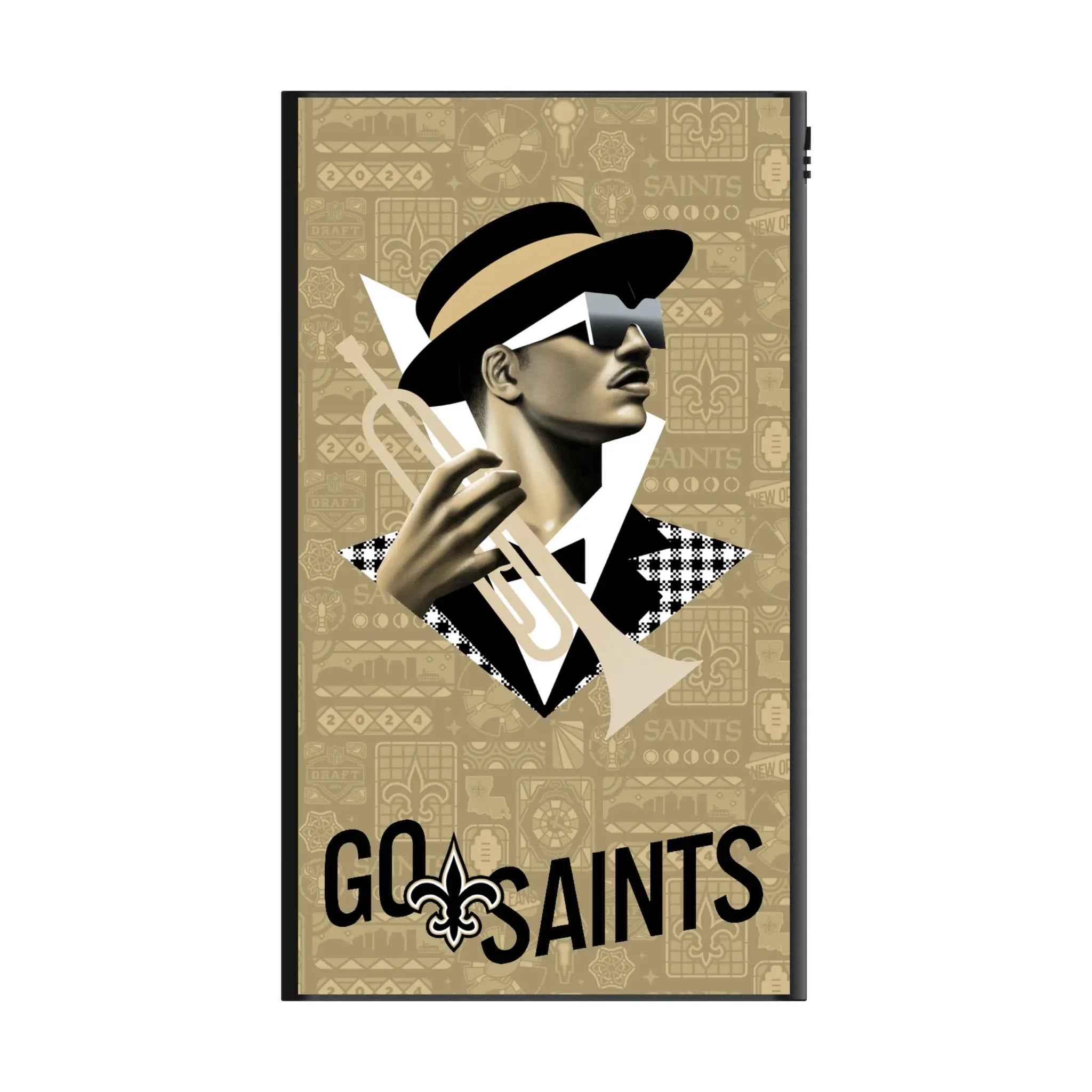 New Orleans Saints Deco 5000mAh Flat Powerbank