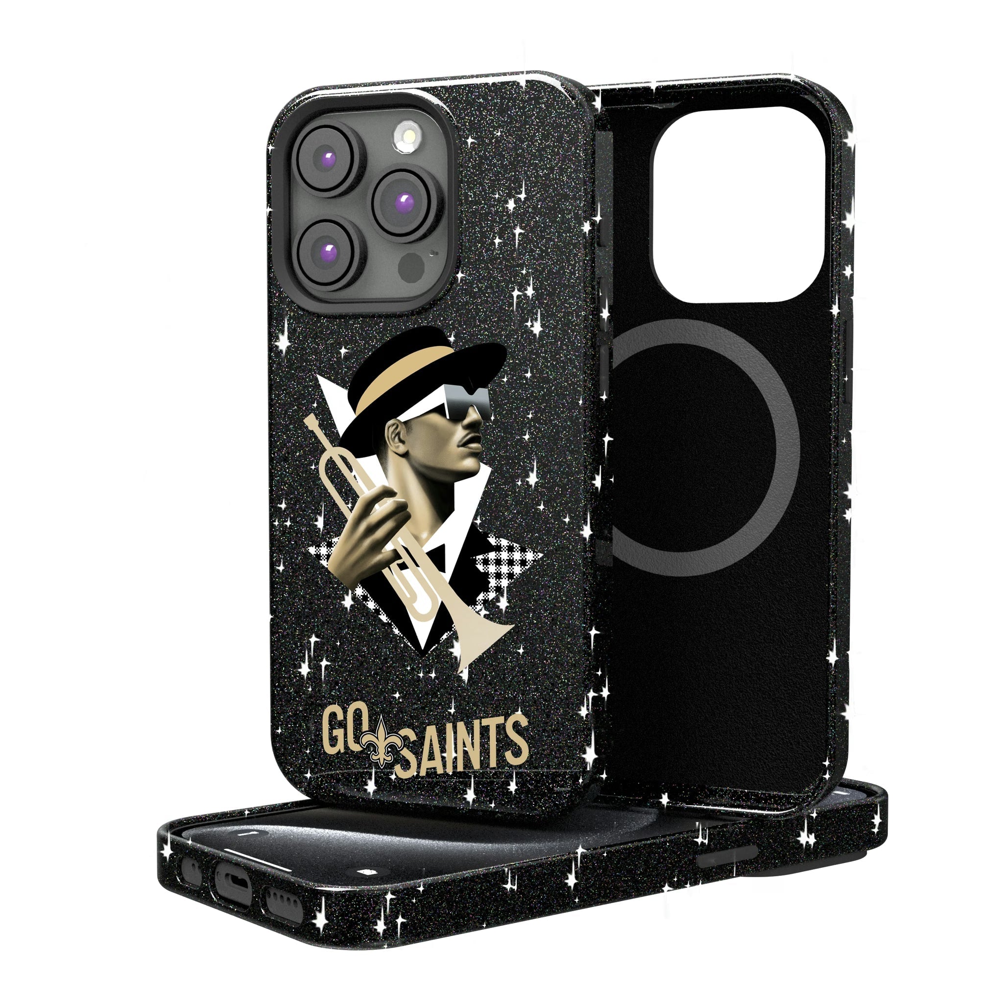New Orleans Saints 2024 Illustrated Limited Edition Bling Phone Case - Sports Gifts, Sports Memorabilia, Sports Collectibles, Fan Shop