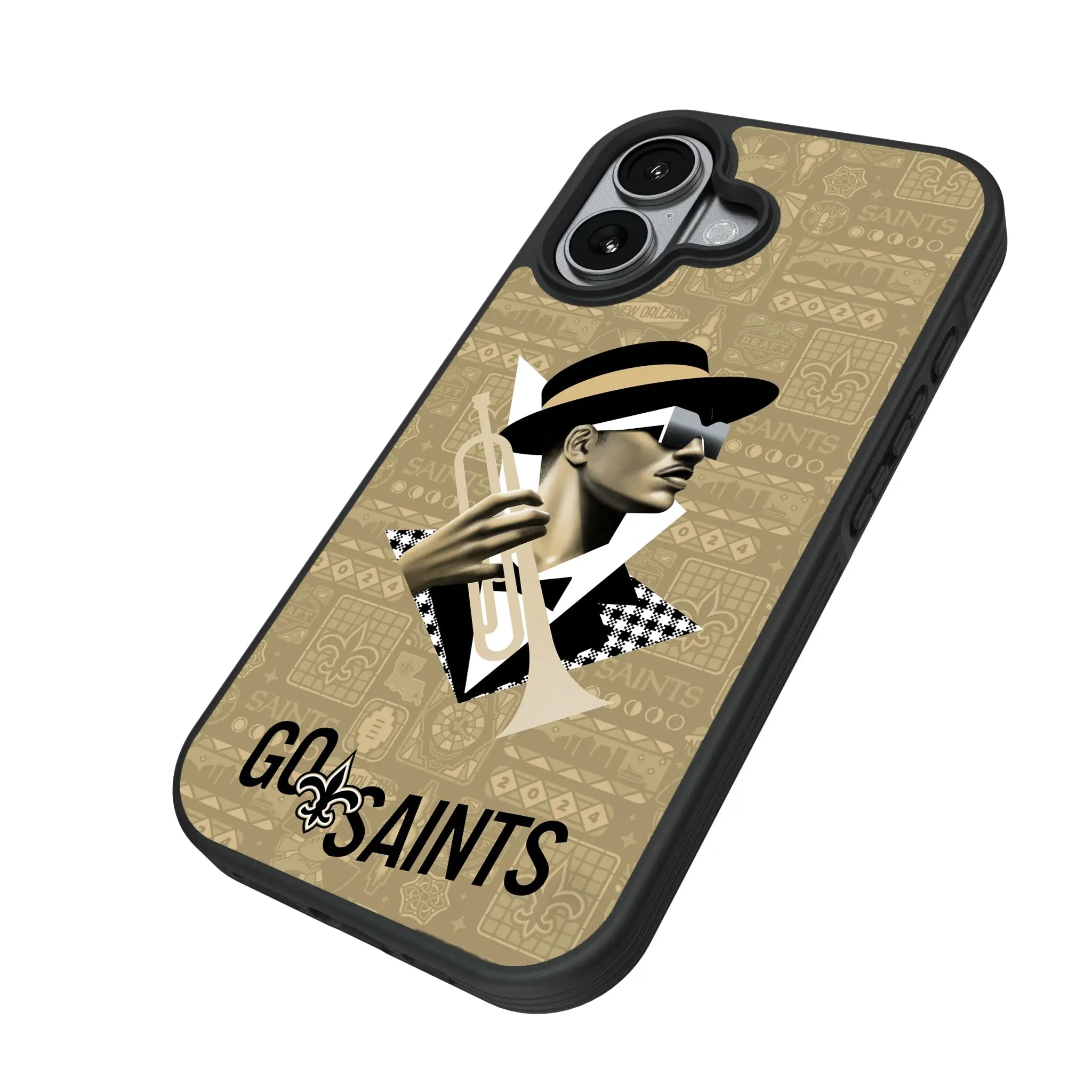 New Orleans Saints 2024 Illustrated Limited Edition Bump Phone Case
