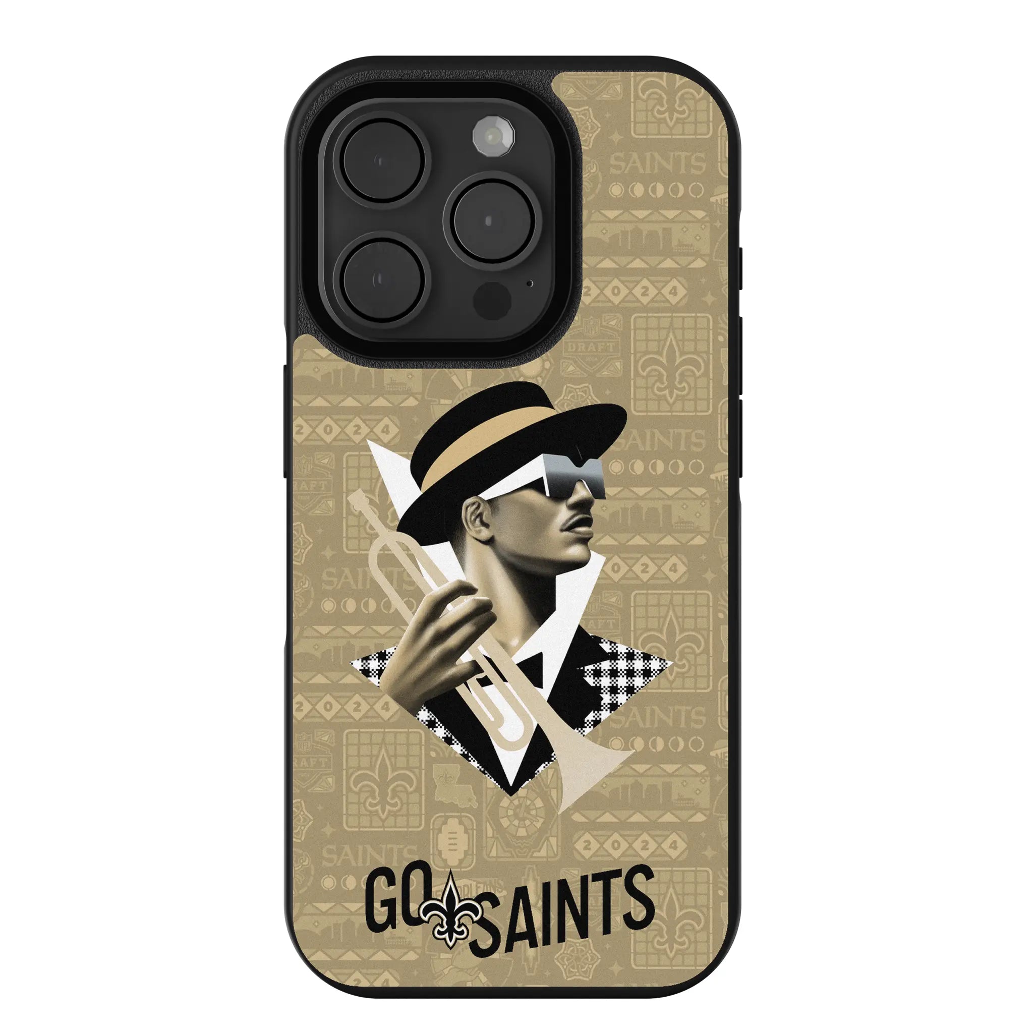 New Orleans Saints 2024 Illustrated Limited Edition Bump Phone Case