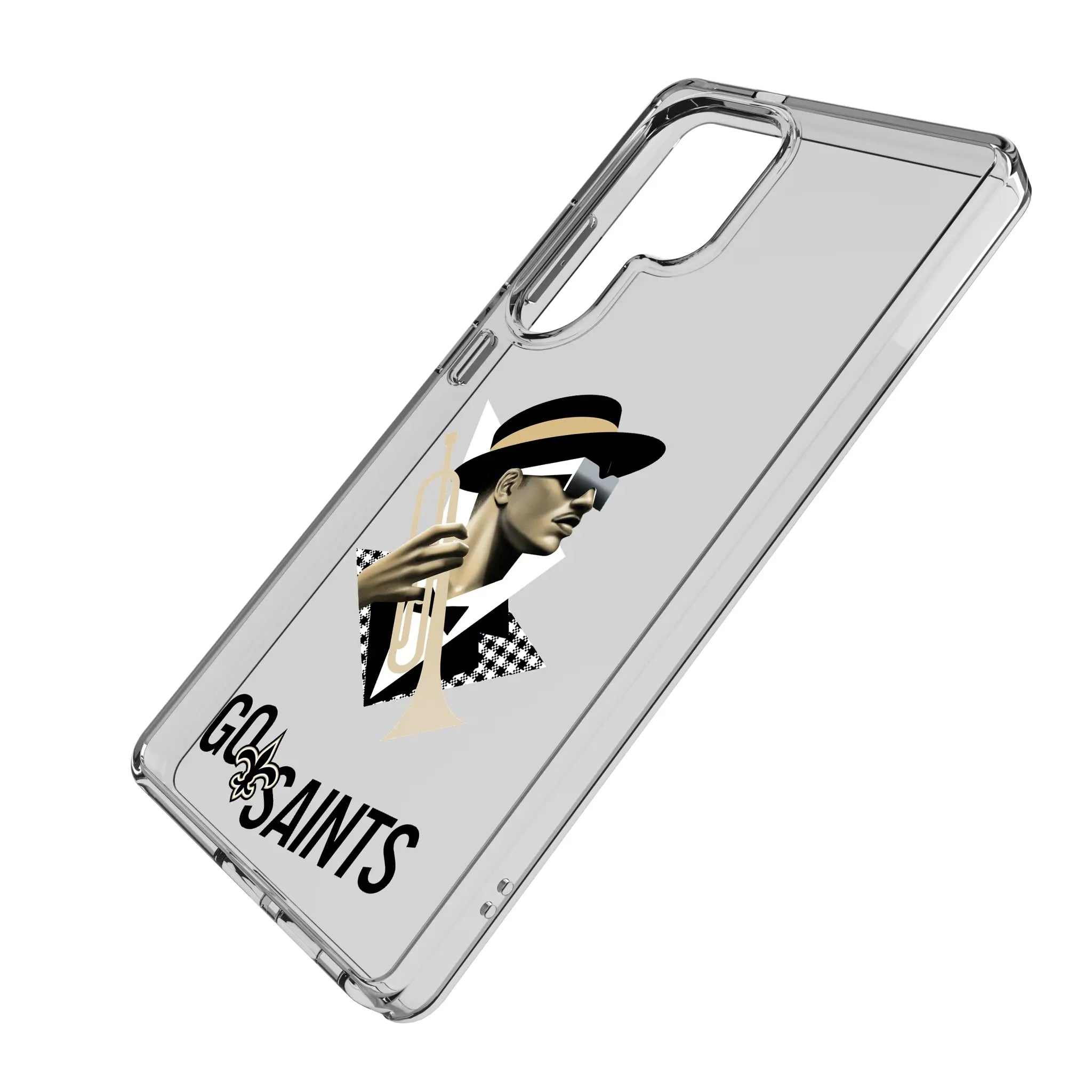 New Orleans Saints 2024 Edition Clear Phone Case for Samsung Galaxy