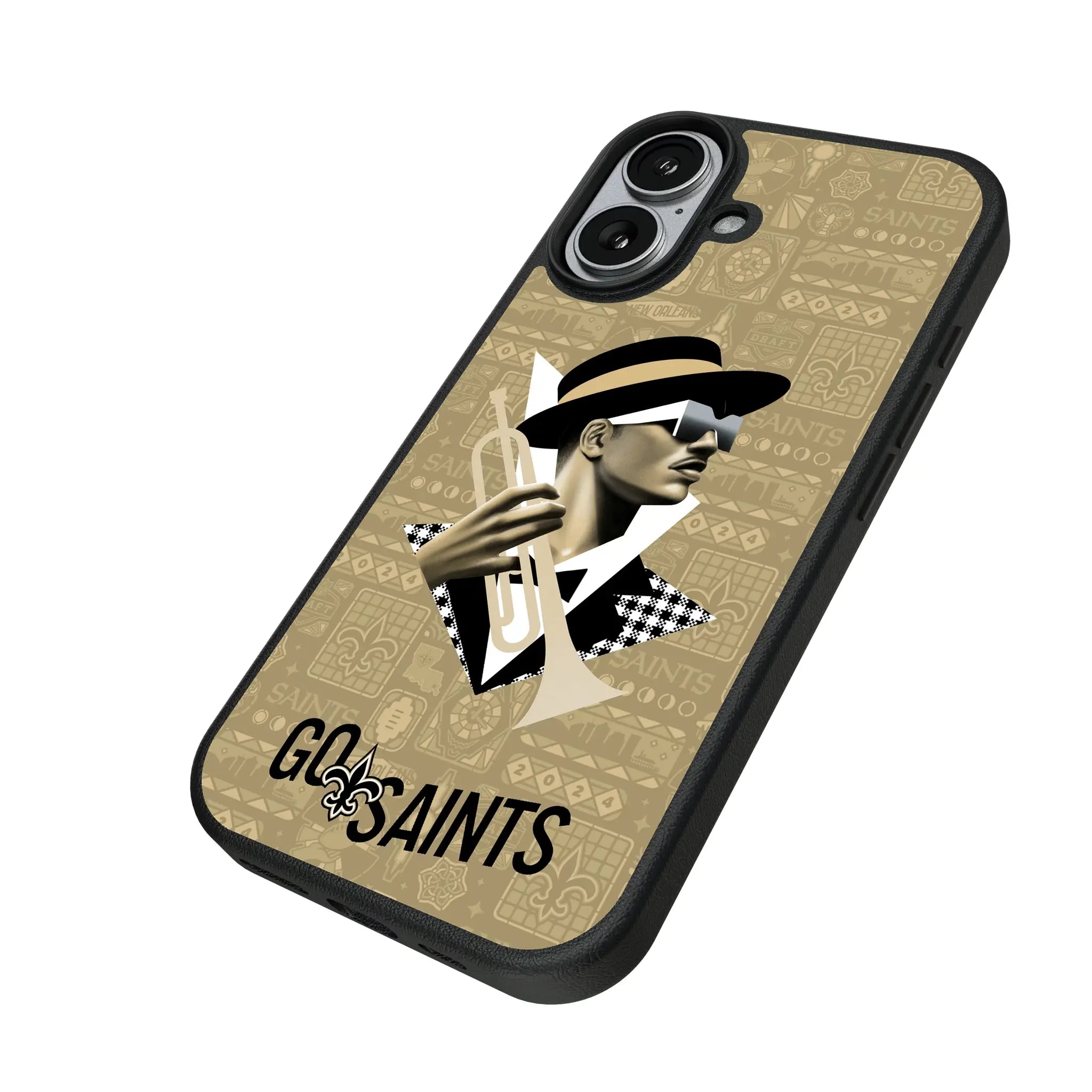 New Orleans Saints 2024 Illustrated Limited Edition Magnetic Phone Case