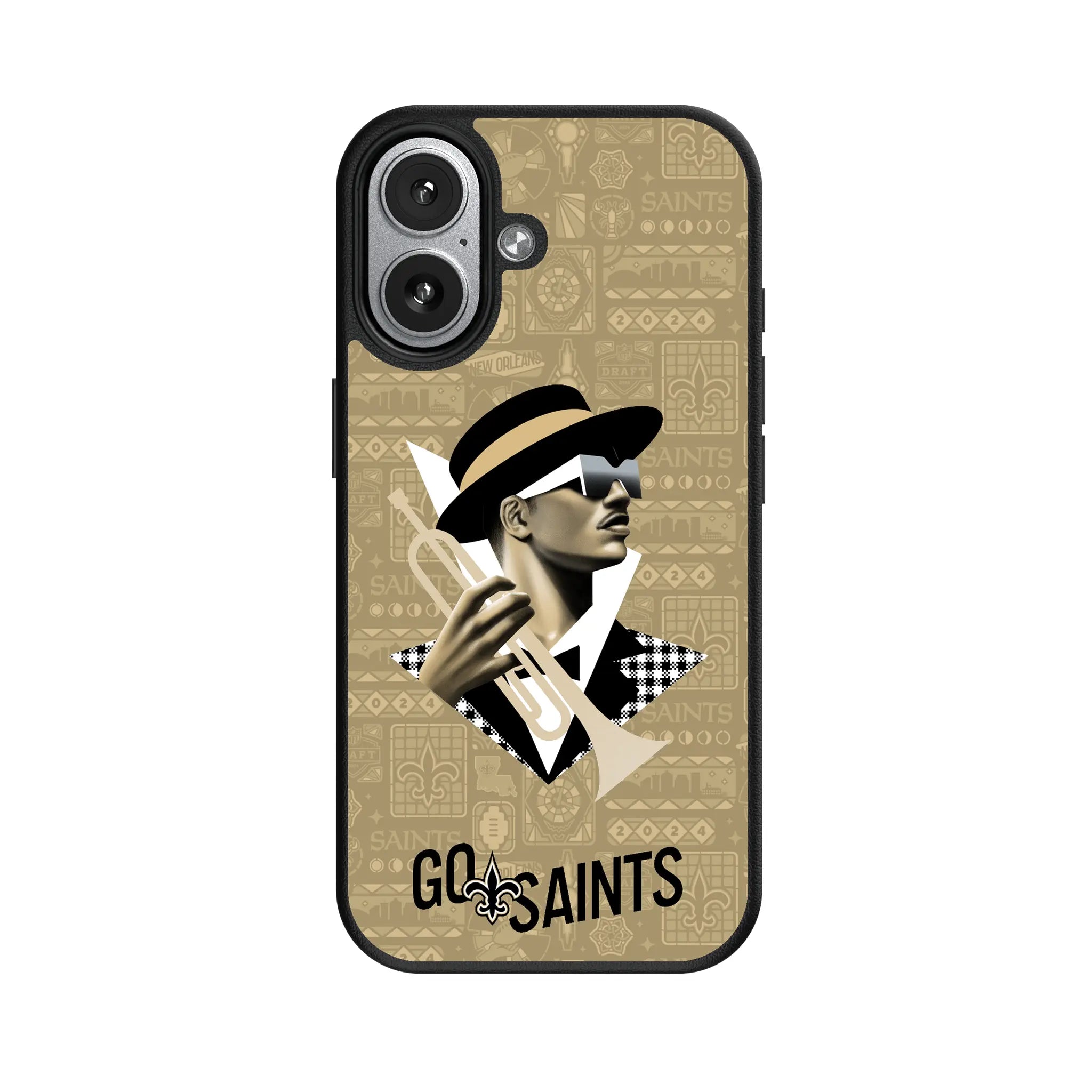 New Orleans Saints 2024 Illustrated Limited Edition Magnetic Phone Case