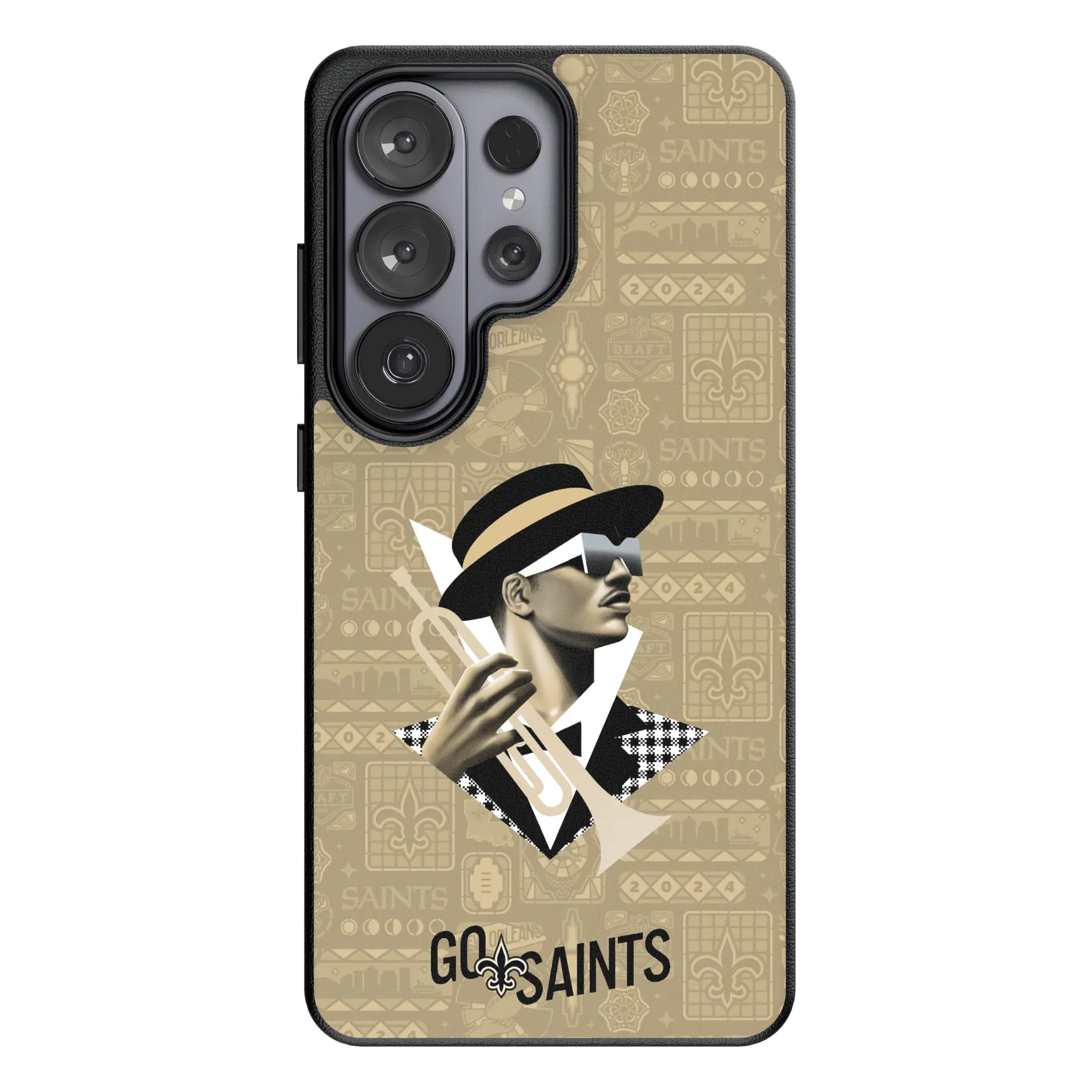 New Orleans Saints Deco MagSafe Compatible Phone Case for Samsung Galaxy