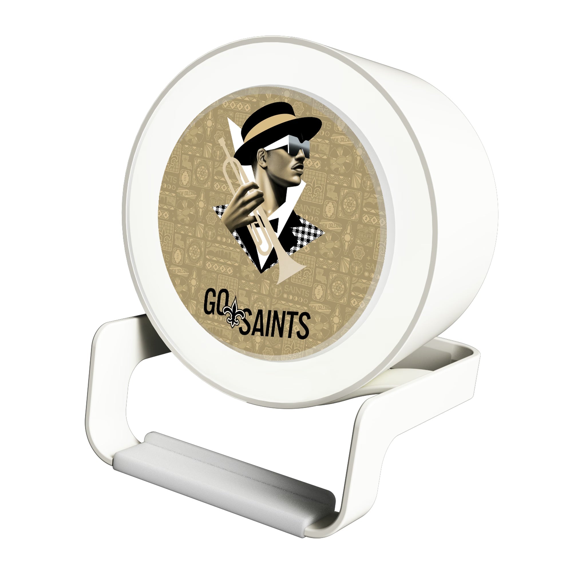 New Orleans Saints 2024 Illustrated Limited Edition Night Light Charger and Bluetooth Speaker