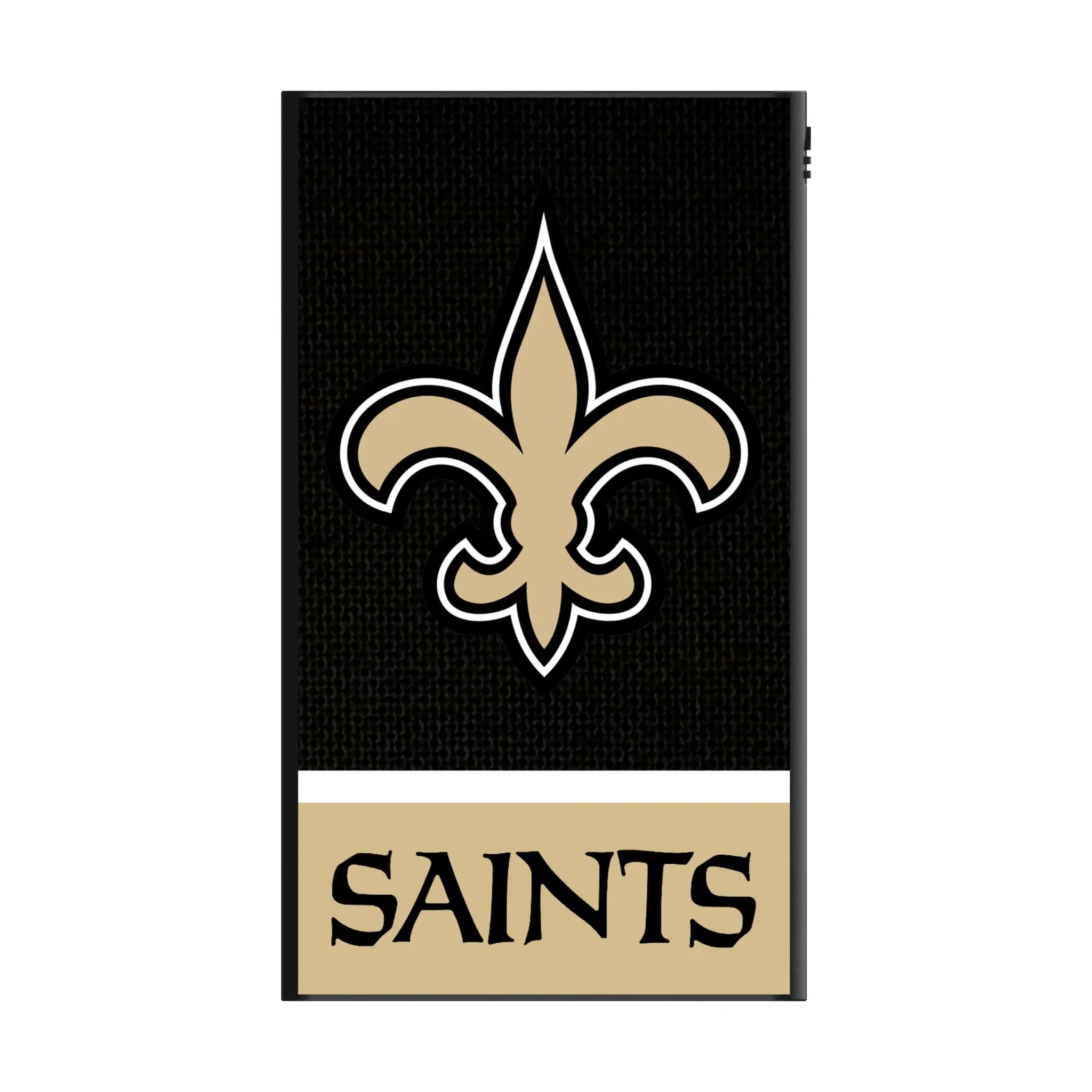New Orleans Saints Endzone Solid 5000mAh Flat Powerbank