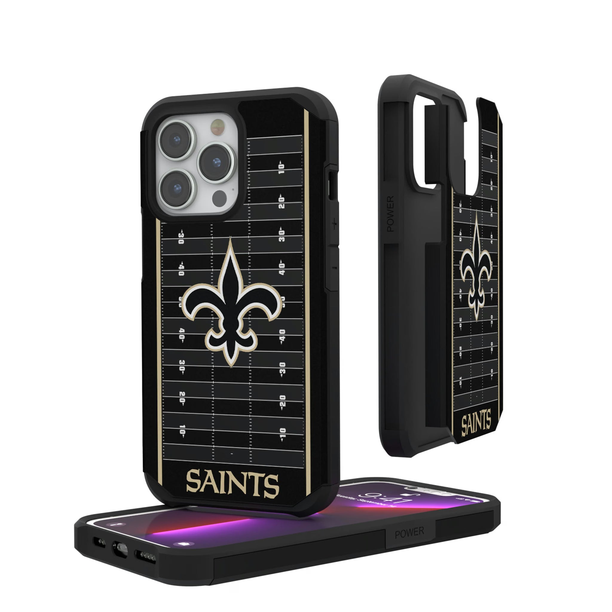 New Orleans Saints Field Rugged Phone Case - Sports Gifts, Sports Memorabilia, Sports Collectibles, Fan Shop