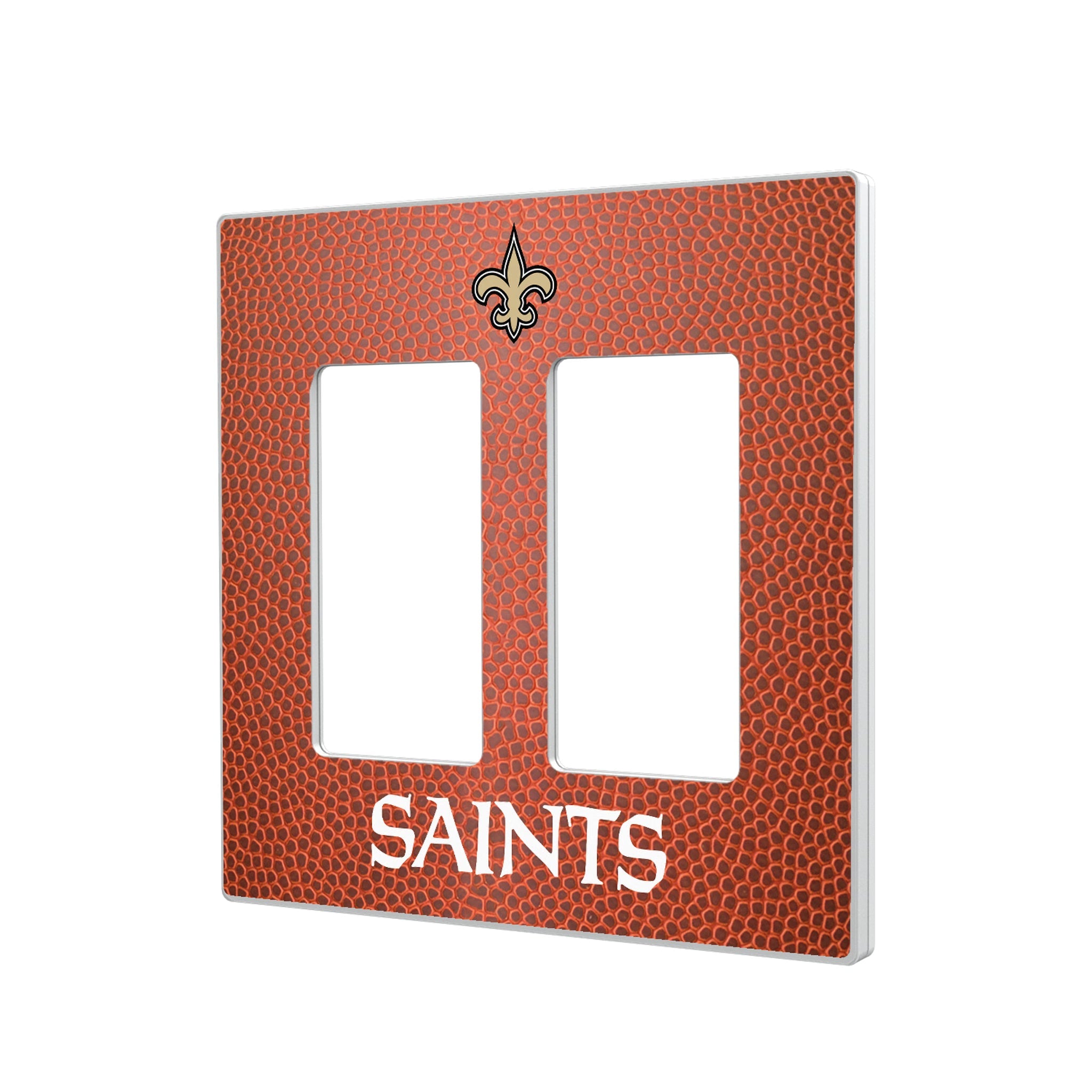 New Orleans Saints Football Hidden-Screw Light Switch Plate - Sports Gifts, Sports Memorabilia, Sports Collectibles, Fan Shop