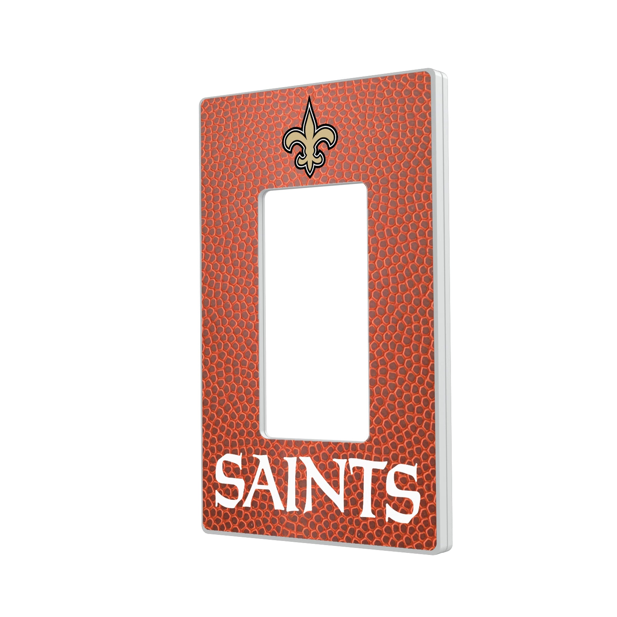 New Orleans Saints Football Hidden-Screw Light Switch Plate - Sports Gifts, Sports Memorabilia, Sports Collectibles, Fan Shop