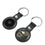 New Orleans Saints Historic Collection Insignia Black Airtag Holder 2-Pack