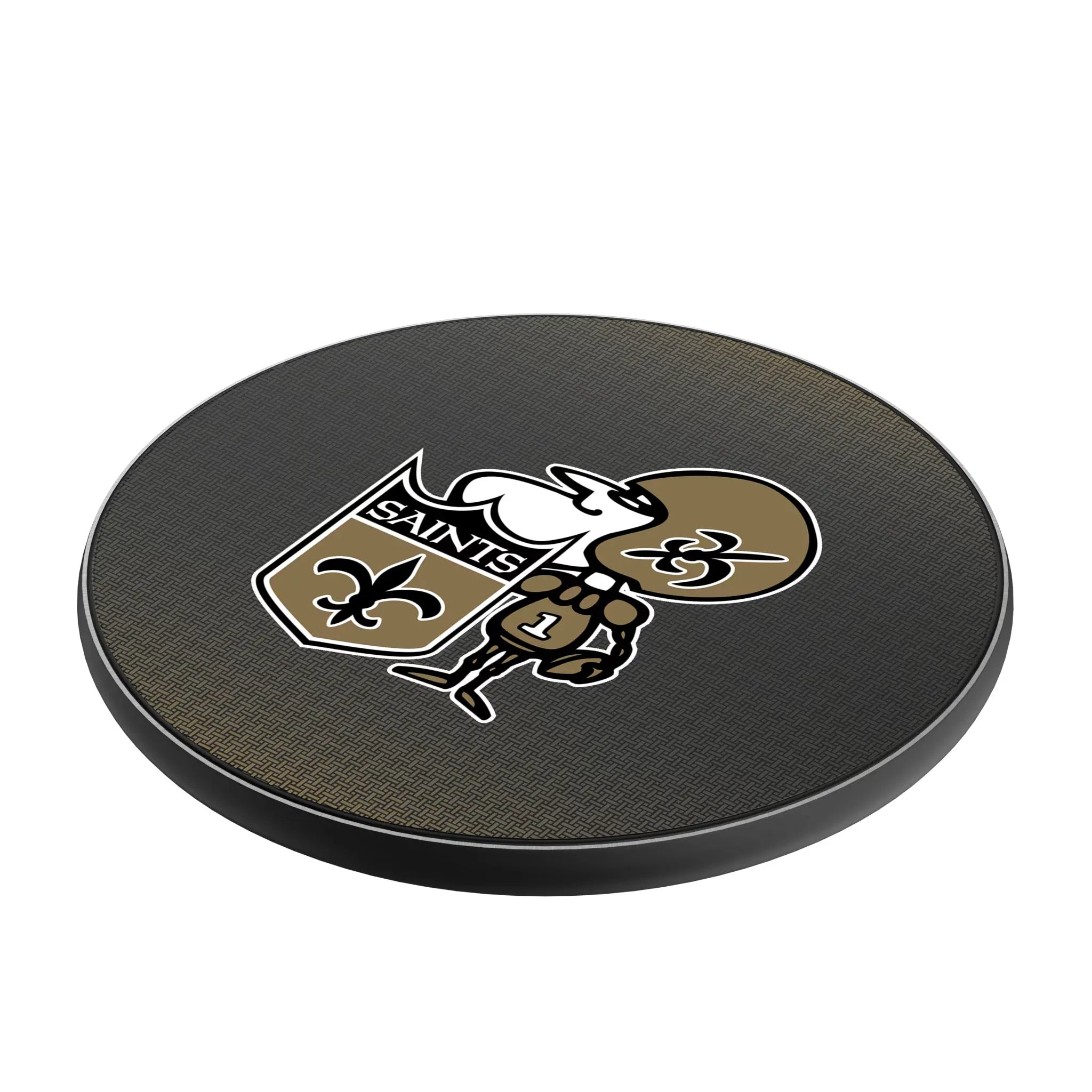 New Orleans Saints Historic Collection Linen 15-Watt Wireless Charger