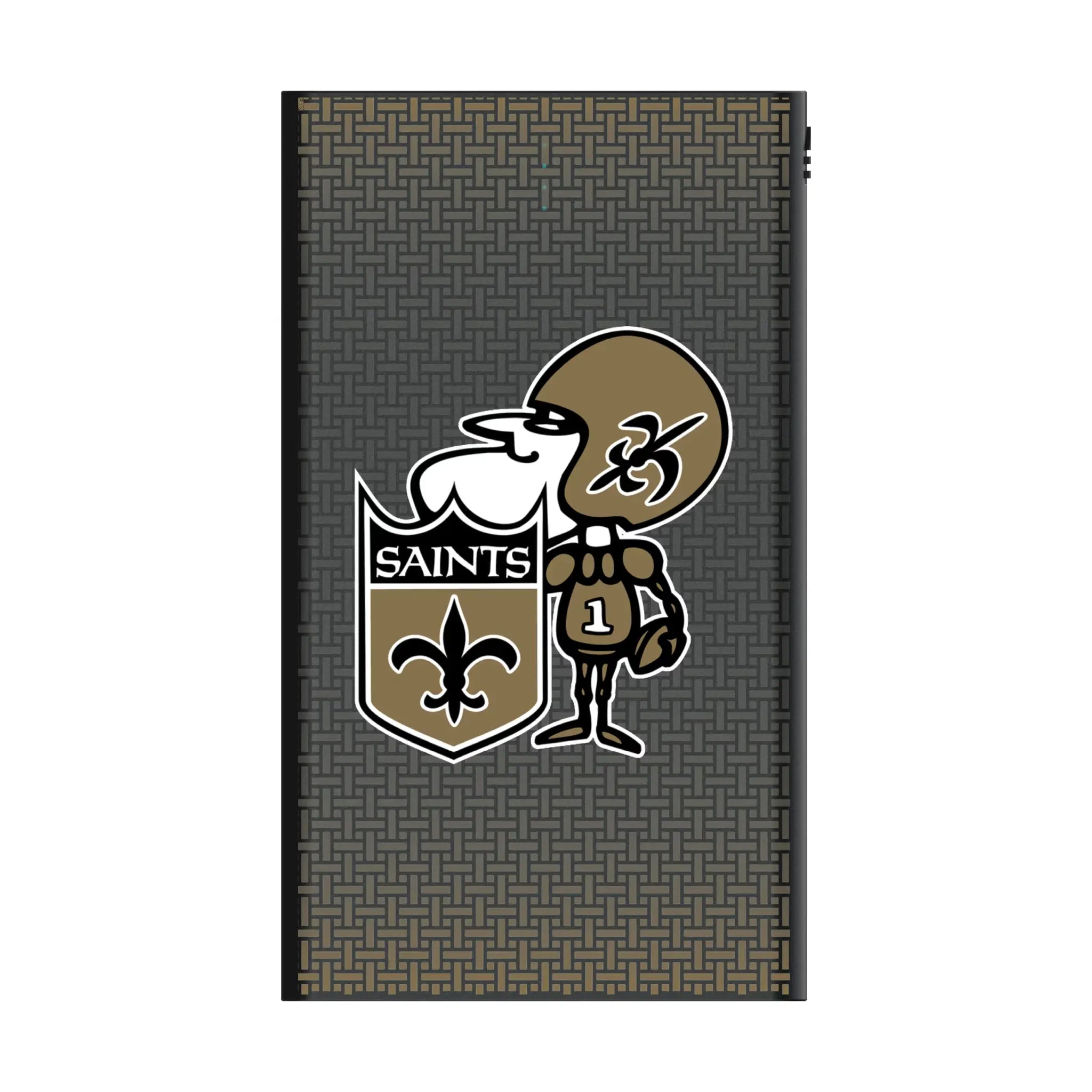 New Orleans Saints Historic Collection Linen 5000mAh Flat Powerbank