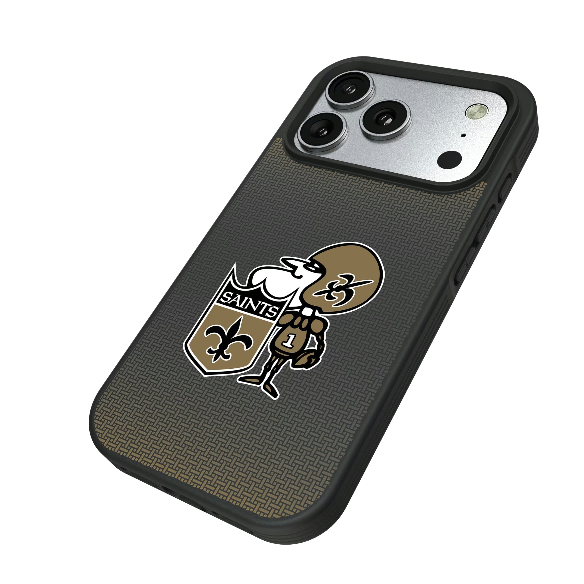 New Orleans Saints Historic Collection Linen Bump Phone Case - Sports Gifts, Sports Memorabilia, Sports Collectibles, Fan Shop