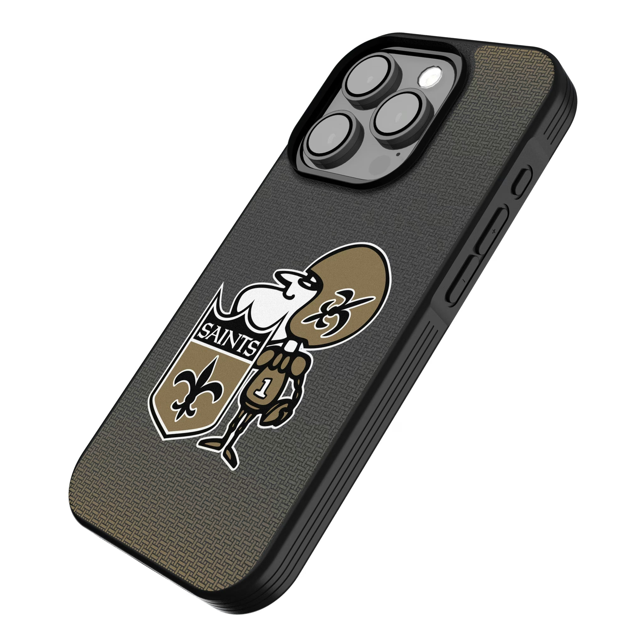 New Orleans Saints Historic Collection Linen Bump Phone Case - Sports Gifts, Sports Memorabilia, Sports Collectibles, Fan Shop