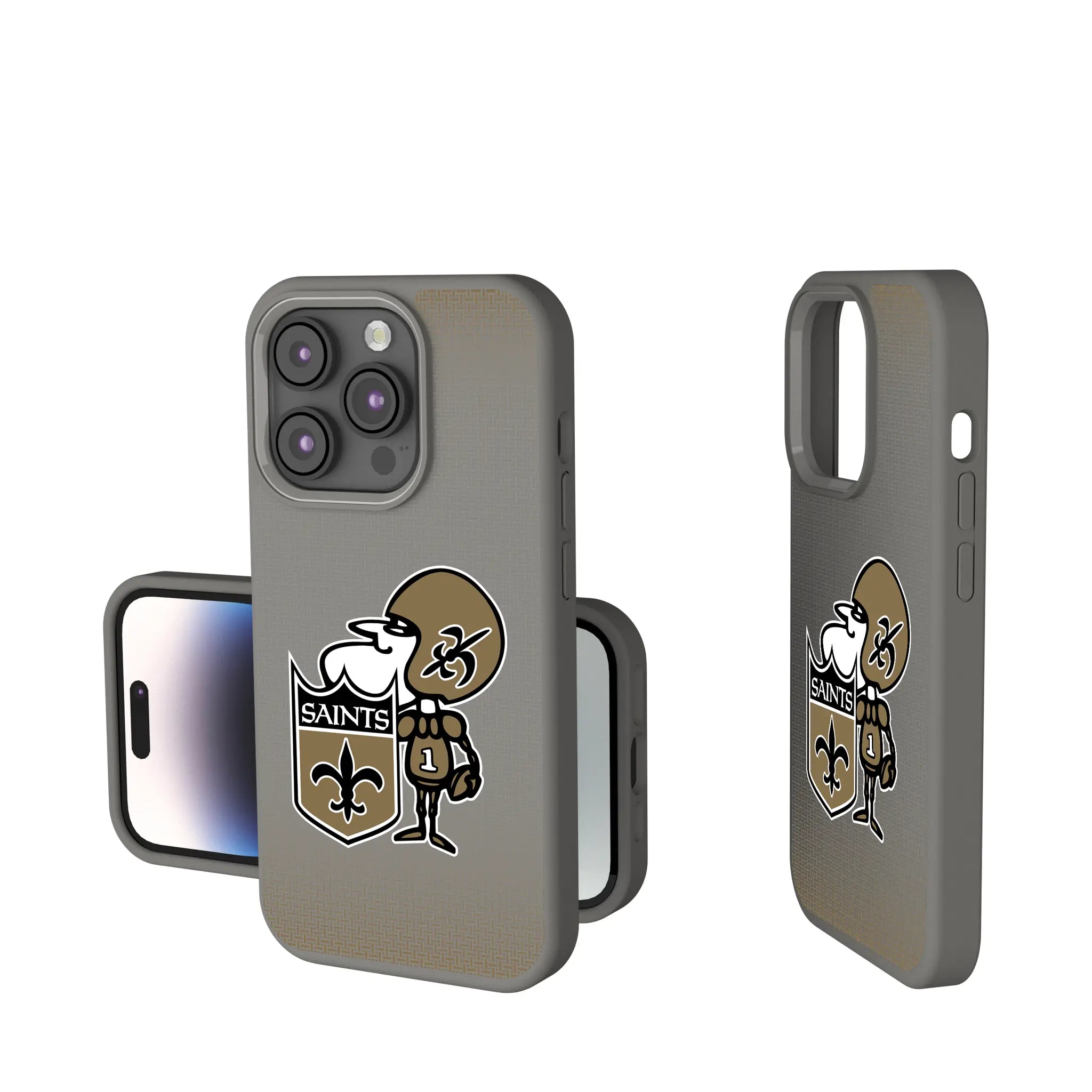 New Orleans Saints Historic Collection Linen Soft Touch Phone Case