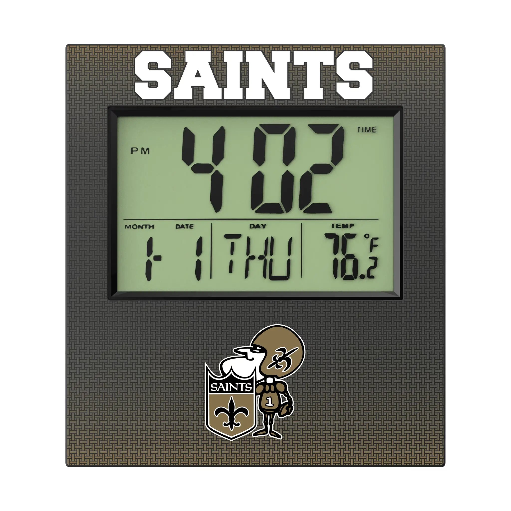 New Orleans Saints Historic Collection Linen Wall Clock