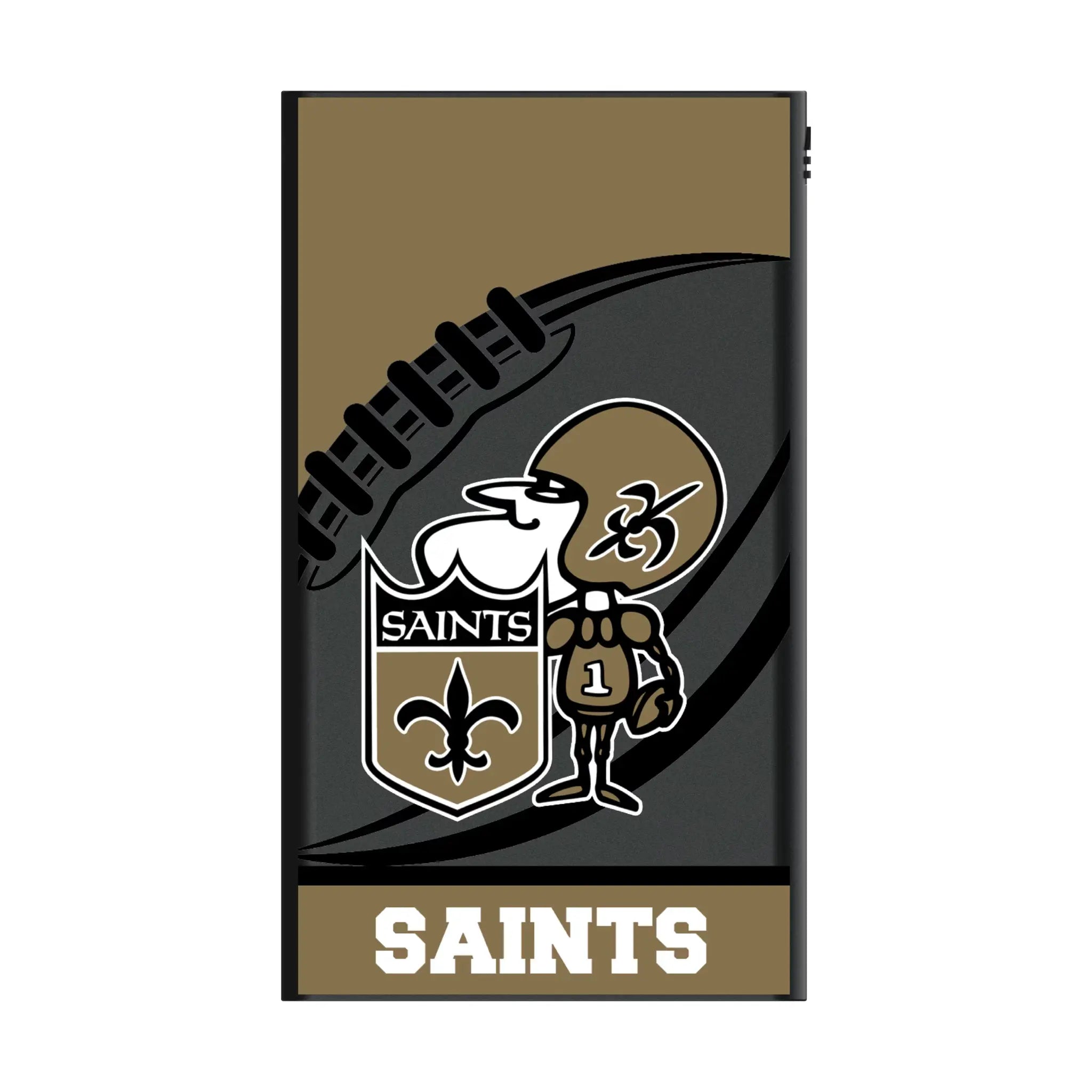 New Orleans Saints Historic Collection Passtime 5000mAh Flat Powerbank