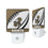New Orleans Saints Historic Collection Passtime Night Light 2-Pack
