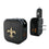 New Orleans Saints Linen 2 in 1 USB A/C Charger
