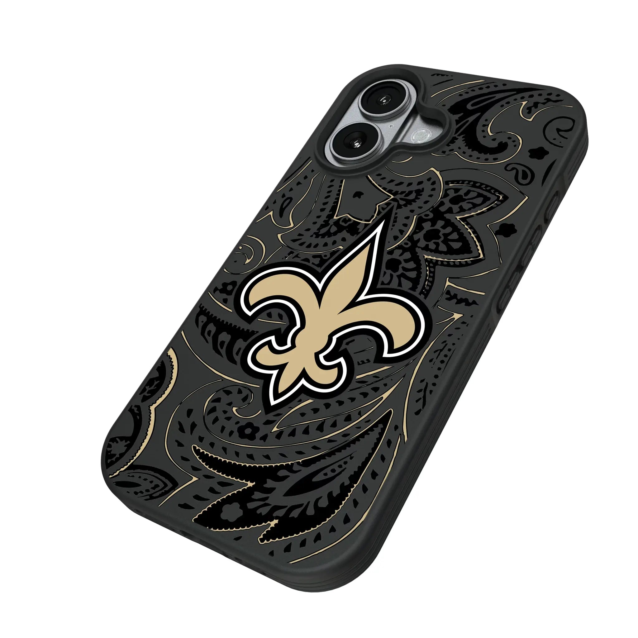 New Orleans Saints Paisley Bump Phone Case