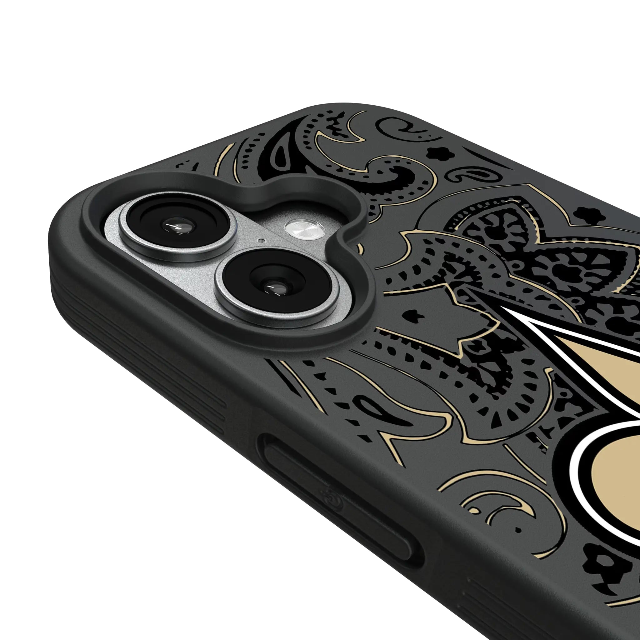 New Orleans Saints Paisley Bump Phone Case