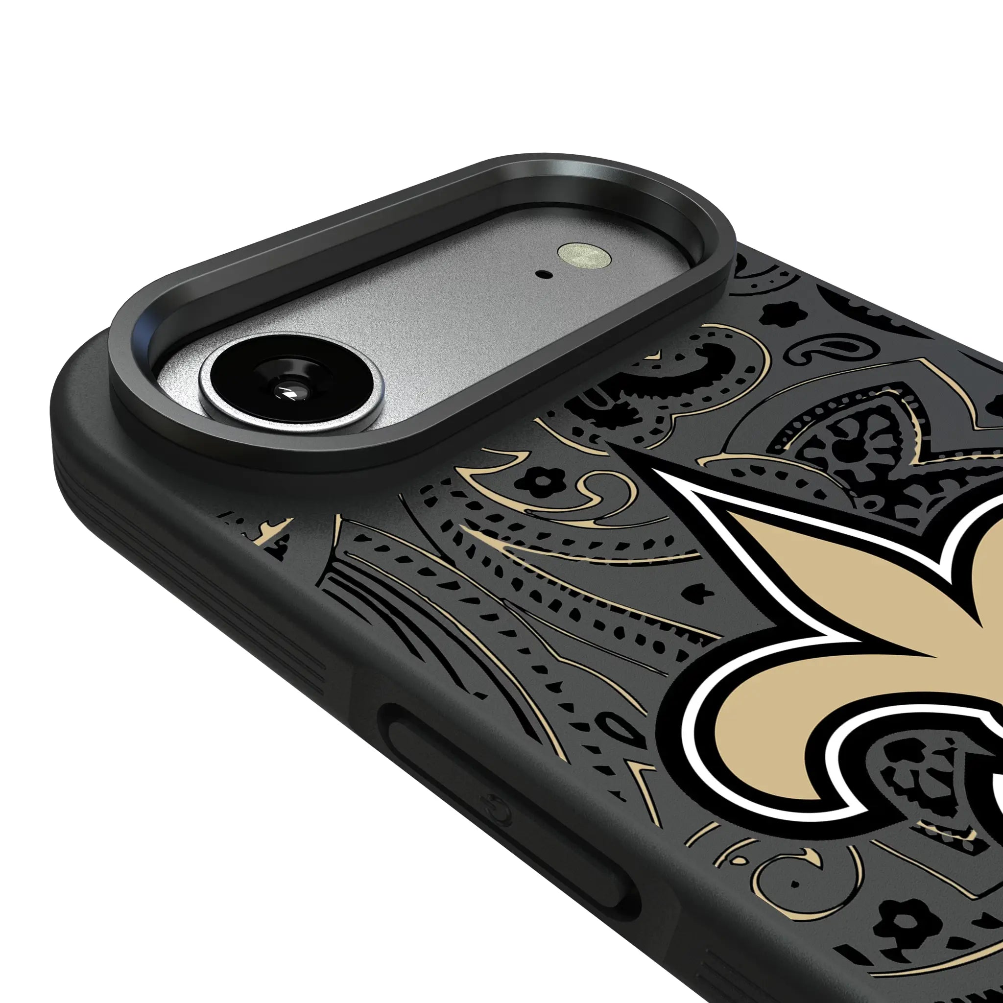 New Orleans Saints Paisley Bump Phone Case