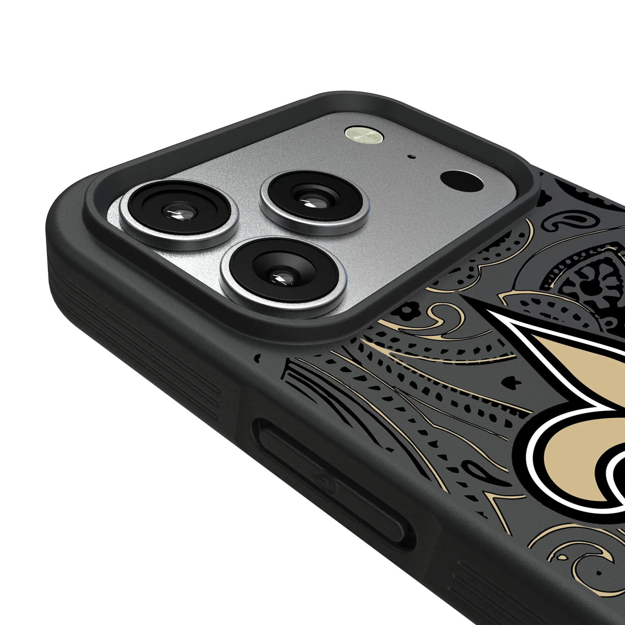 New Orleans Saints Paisley Bump Phone Case