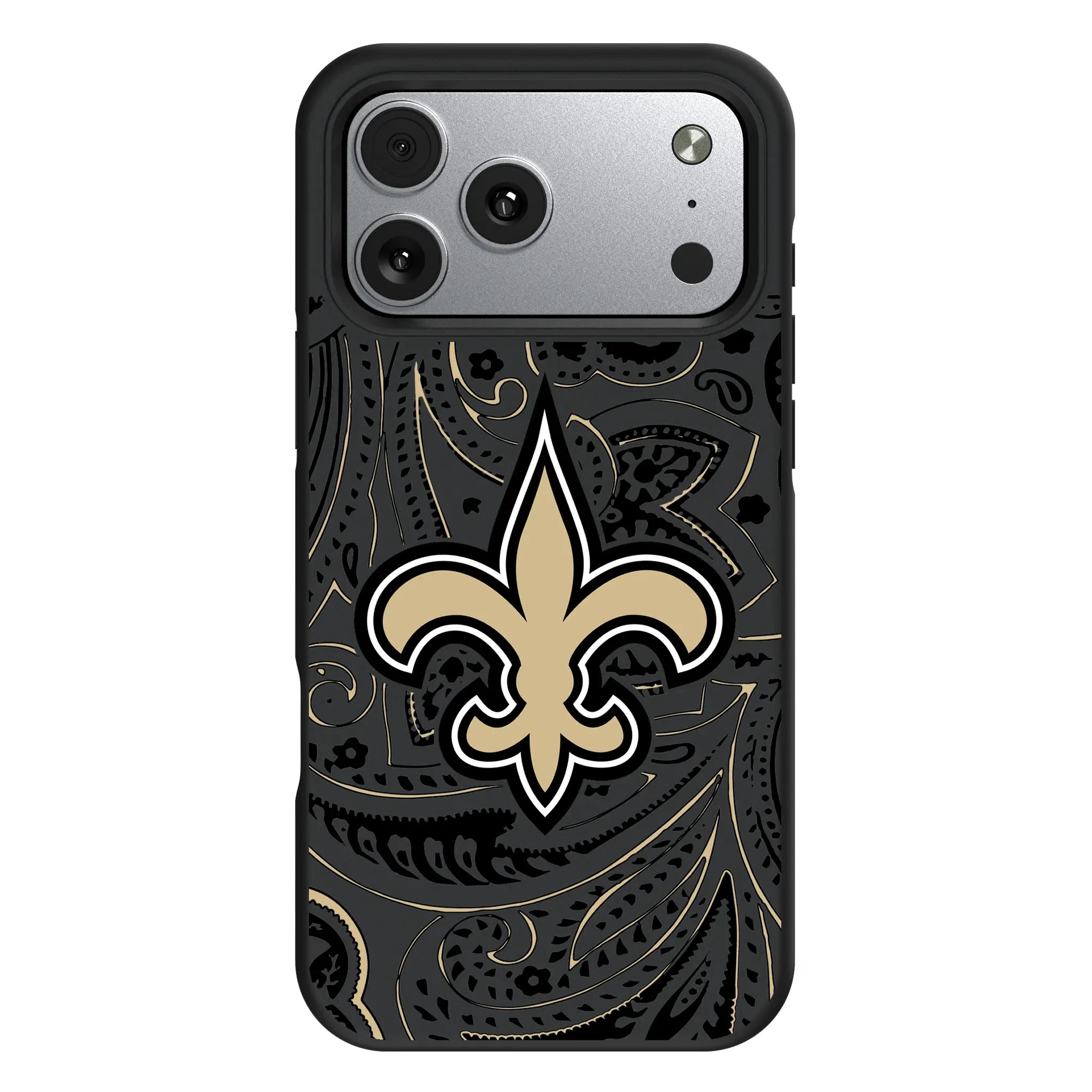 New Orleans Saints Paisley Bump Phone Case
