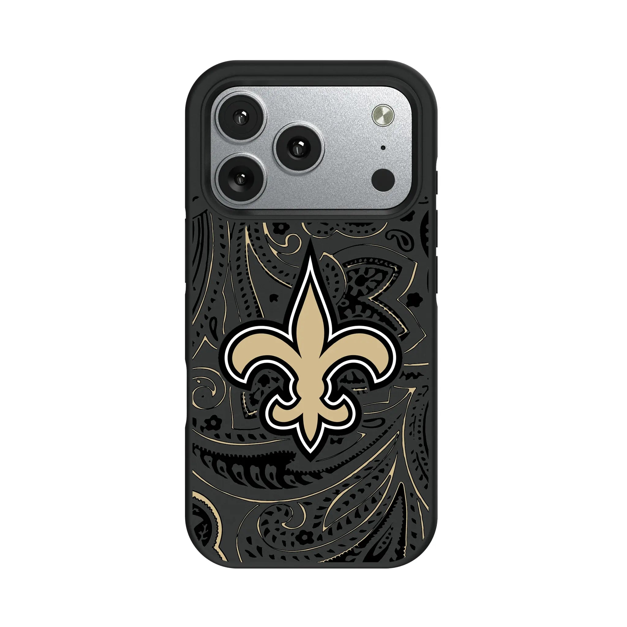 New Orleans Saints Paisley Bump Phone Case