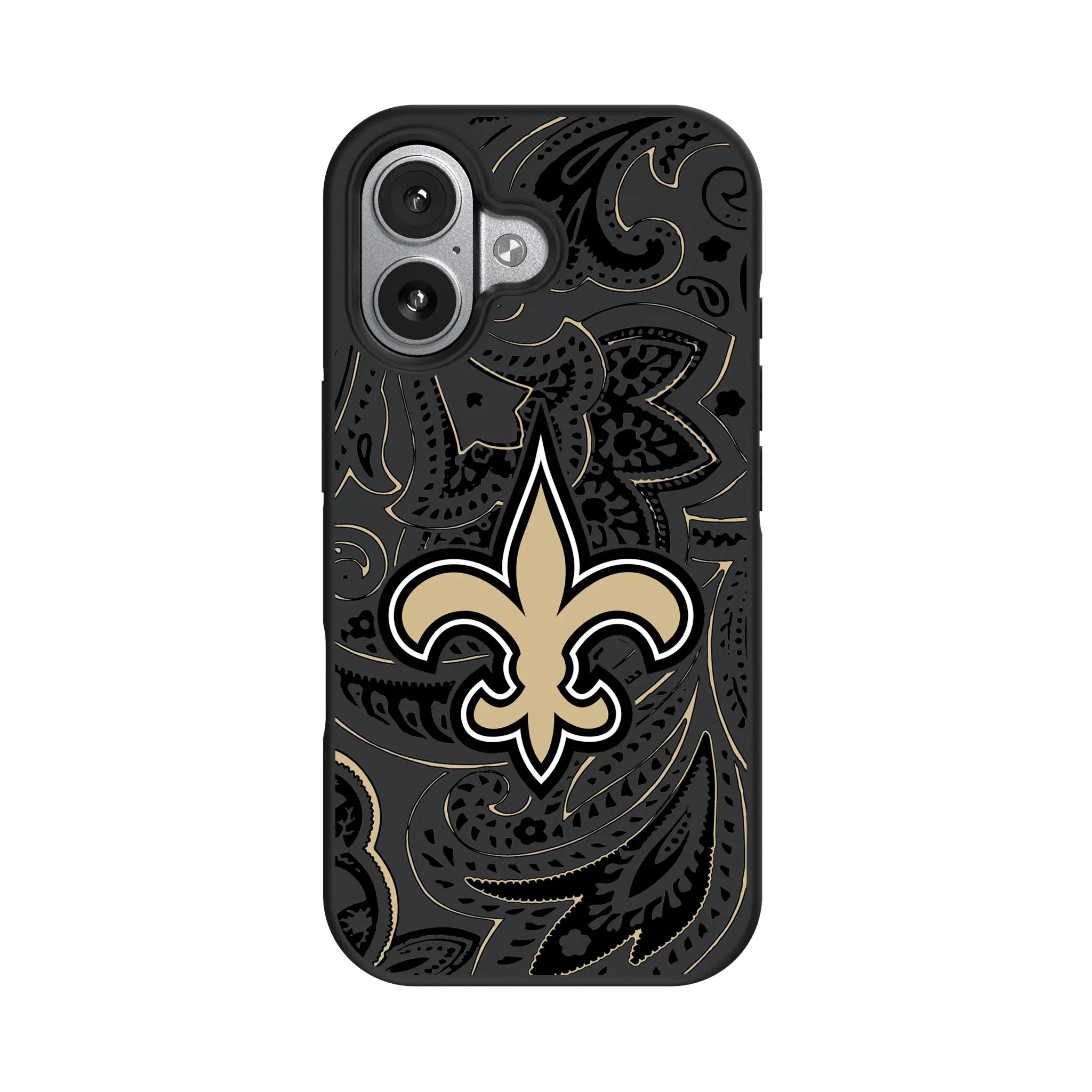 New Orleans Saints Paisley Bump Phone Case