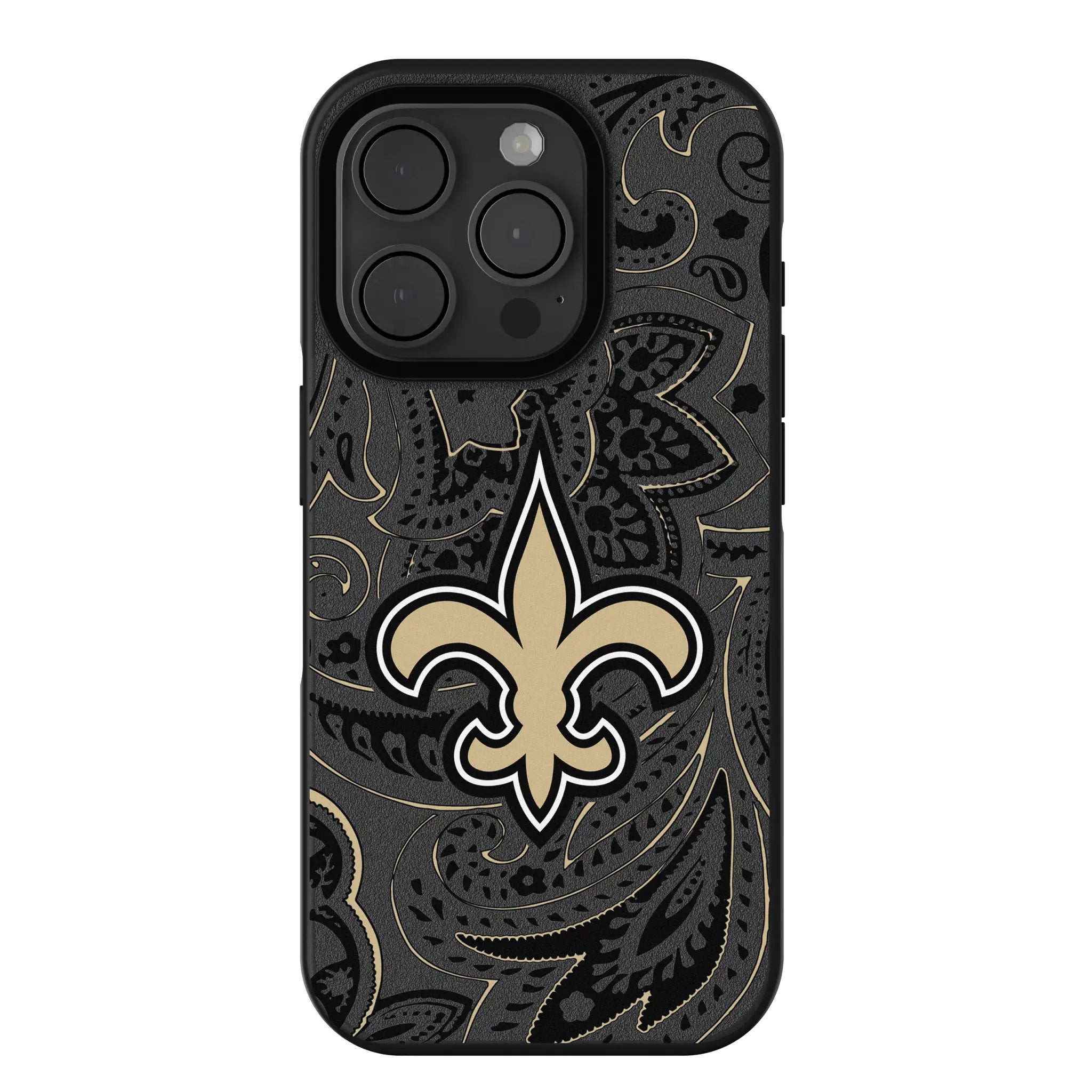 New Orleans Saints Paisley Bump Phone Case