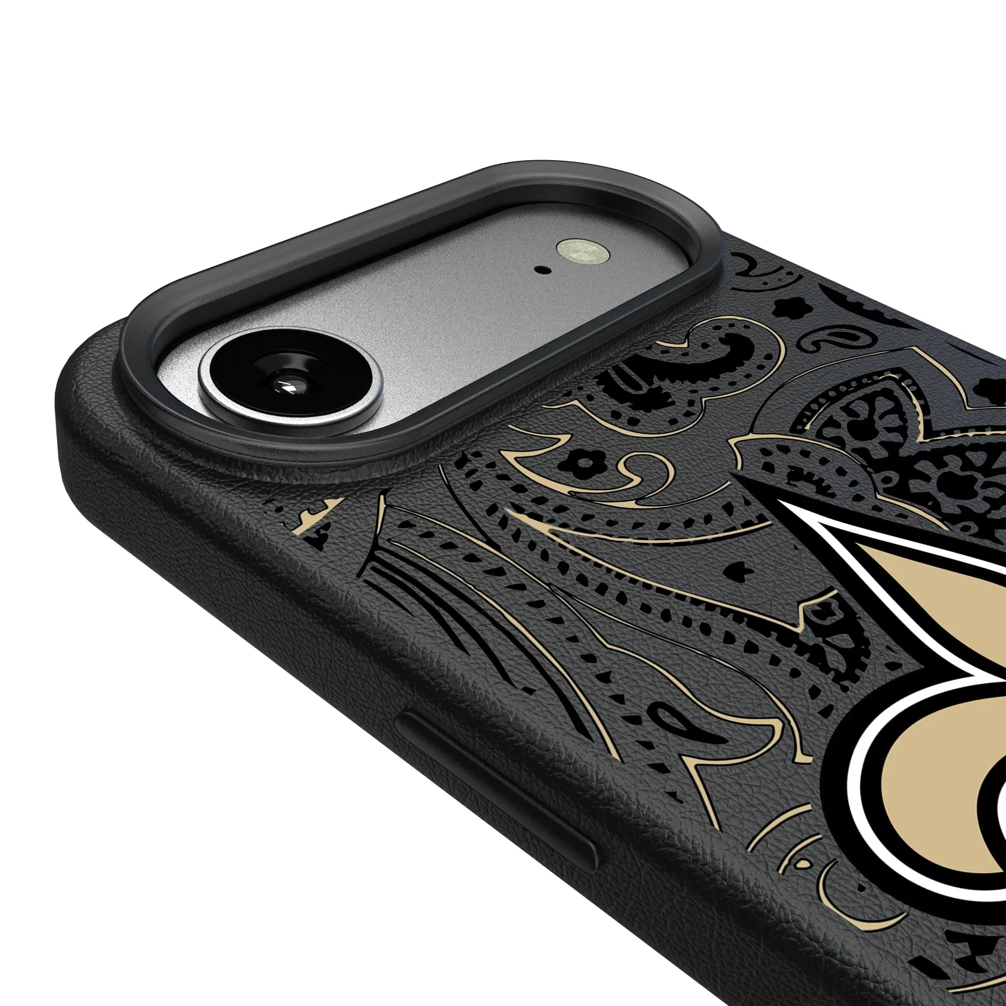 New Orleans Saints Paisley MagSafe Compatible Phone Case for Apple iPhone