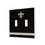New Orleans Saints Stripe Hidden-Screw Light Switch Plate