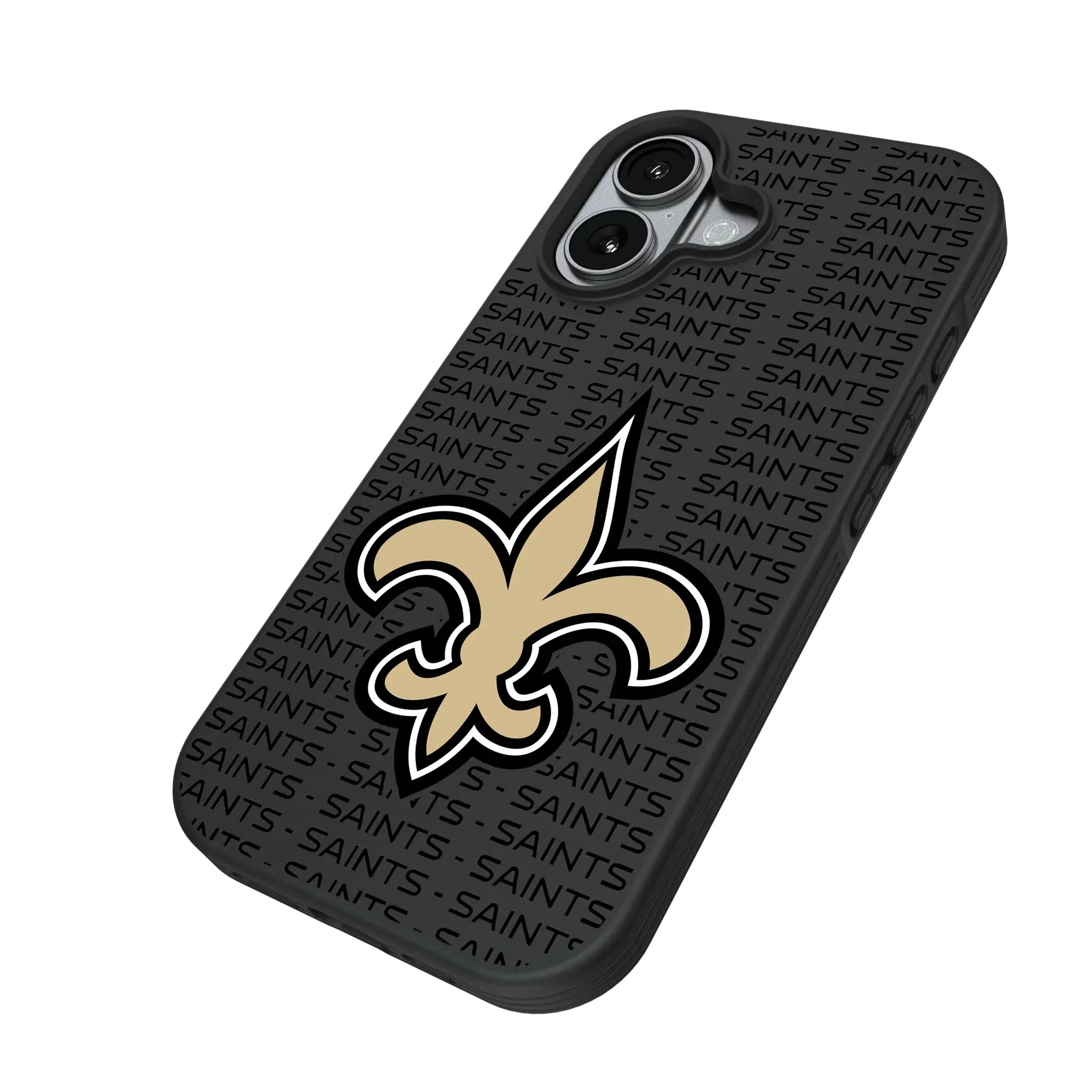 New Orleans Saints Text Backdrop Bump Phone Case